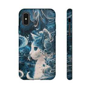 Aqua cat Tough Cases