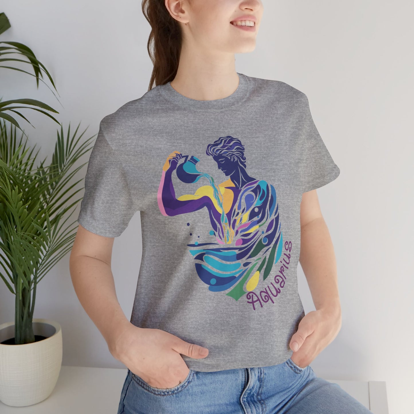Aquarius Unisex Jersey Short Sleeve Tee