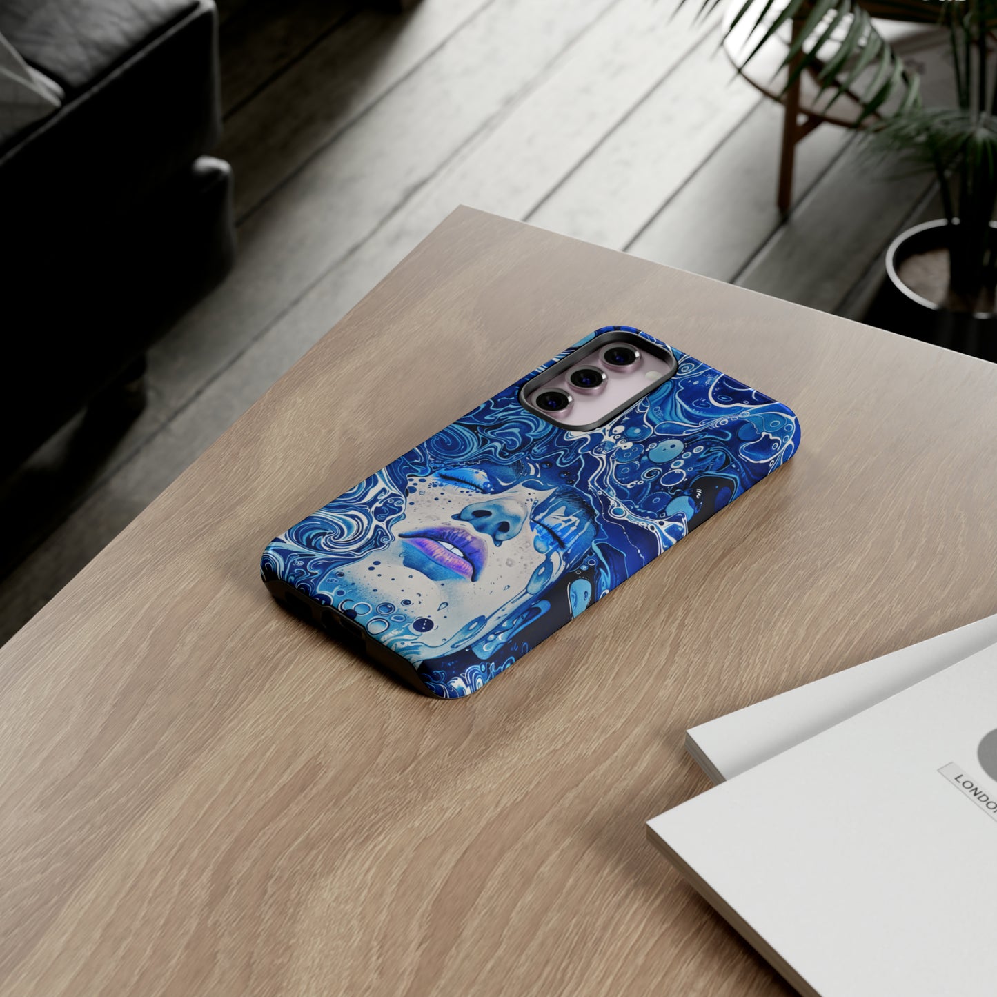 Phone Case, underwater design, Artistic design, Tough Case, Colorful whimsical water fantasy design, iPhone 15, 14, 13, 12, 11, Samsung, Pixel