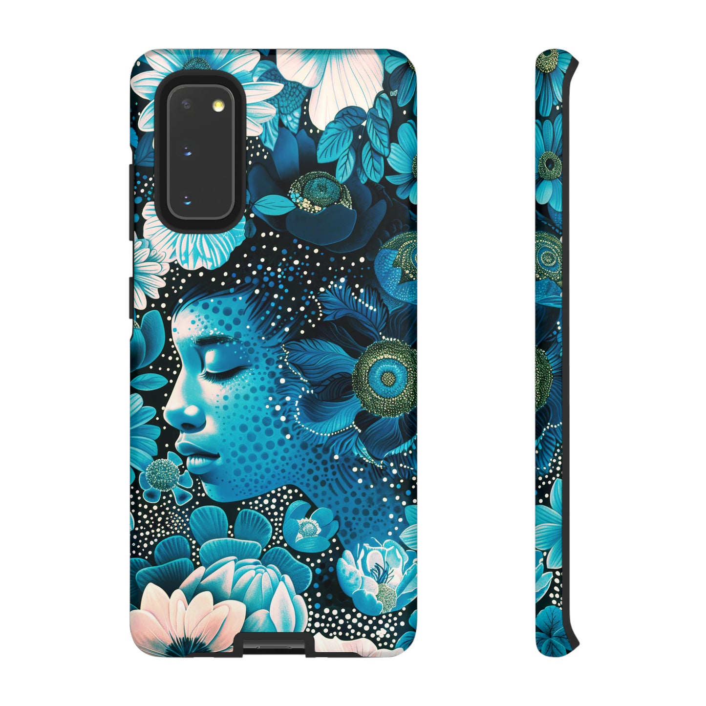 Girl in blue Tough Cases