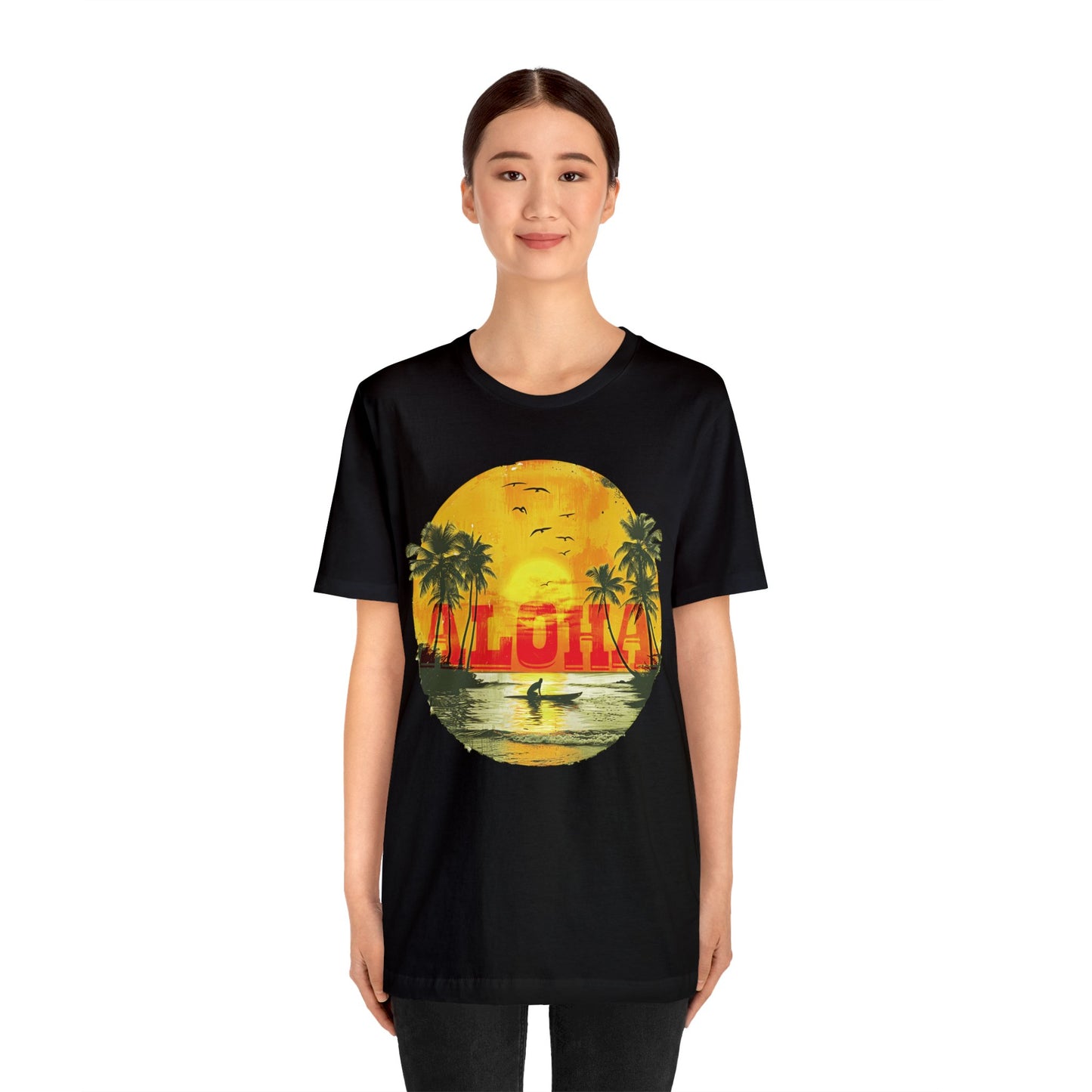 Aloha sunset Unisex Jersey Short Sleeve Tee