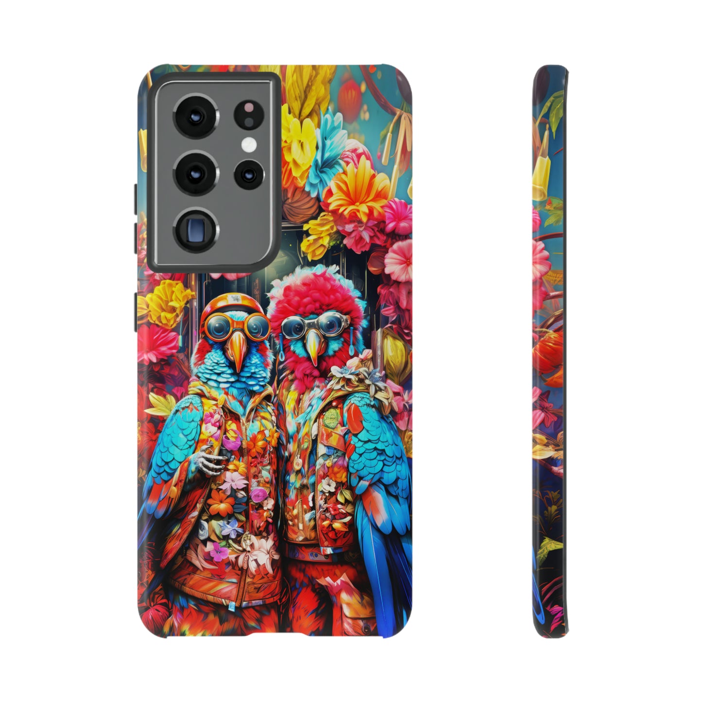 Two hipster parrots Tough Cases