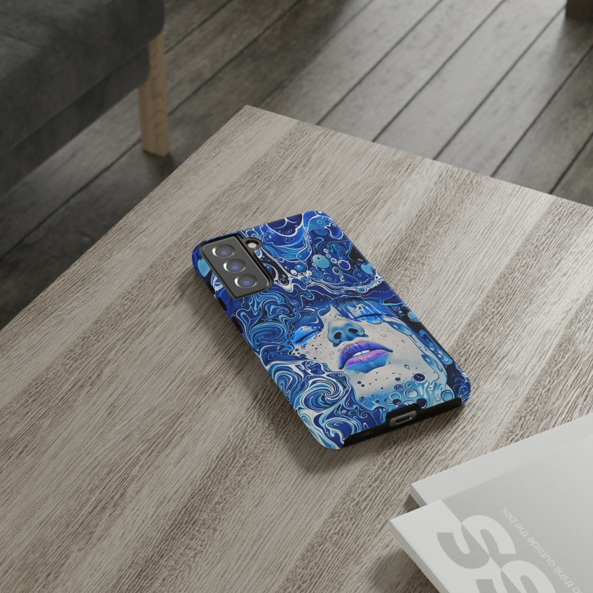 Phone Case, underwater design, Artistic design, Tough Case, Colorful whimsical water fantasy design, iPhone 15, 14, 13, 12, 11, Samsung, Pixel