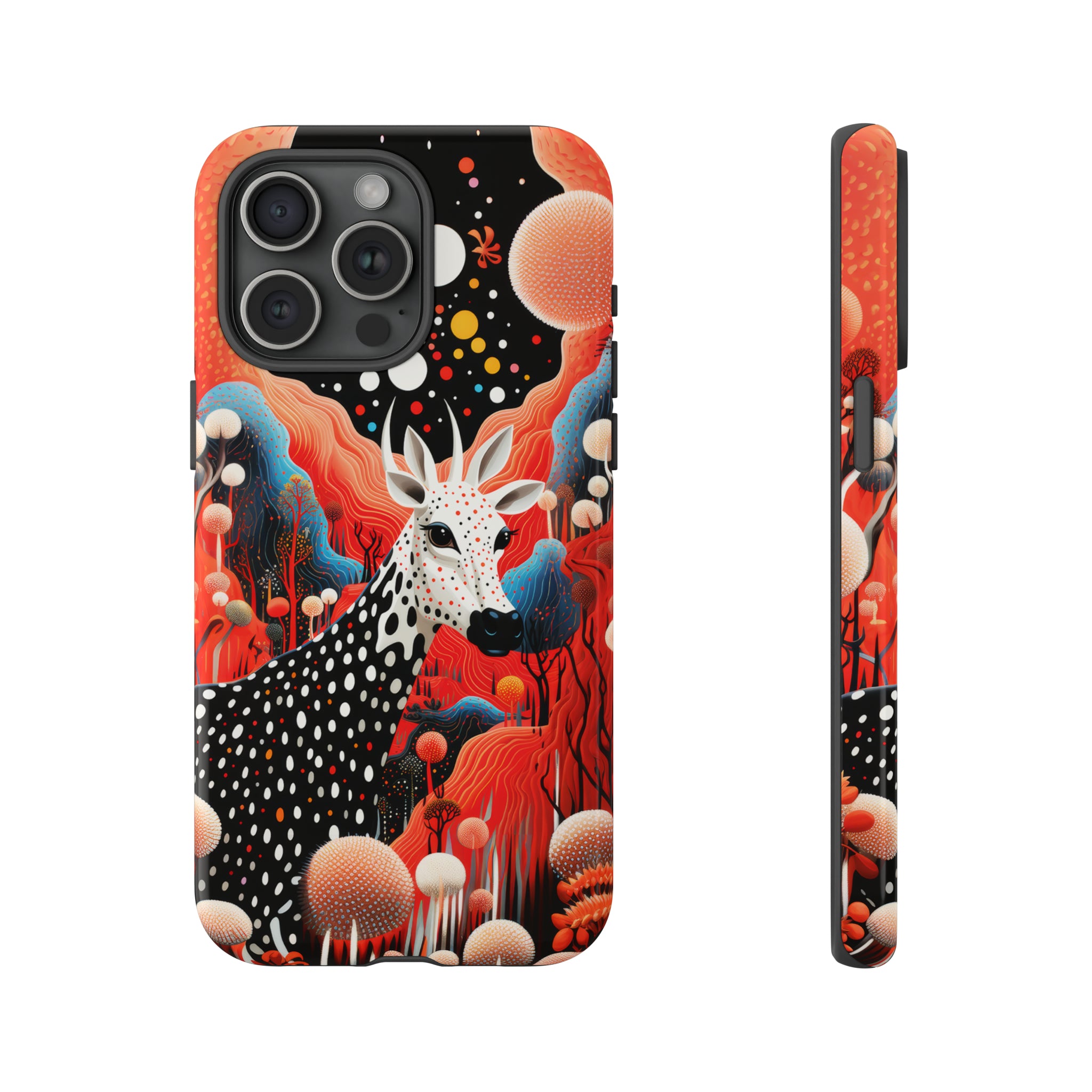 Spotted Elk in the rainbow forest Tough Cases
