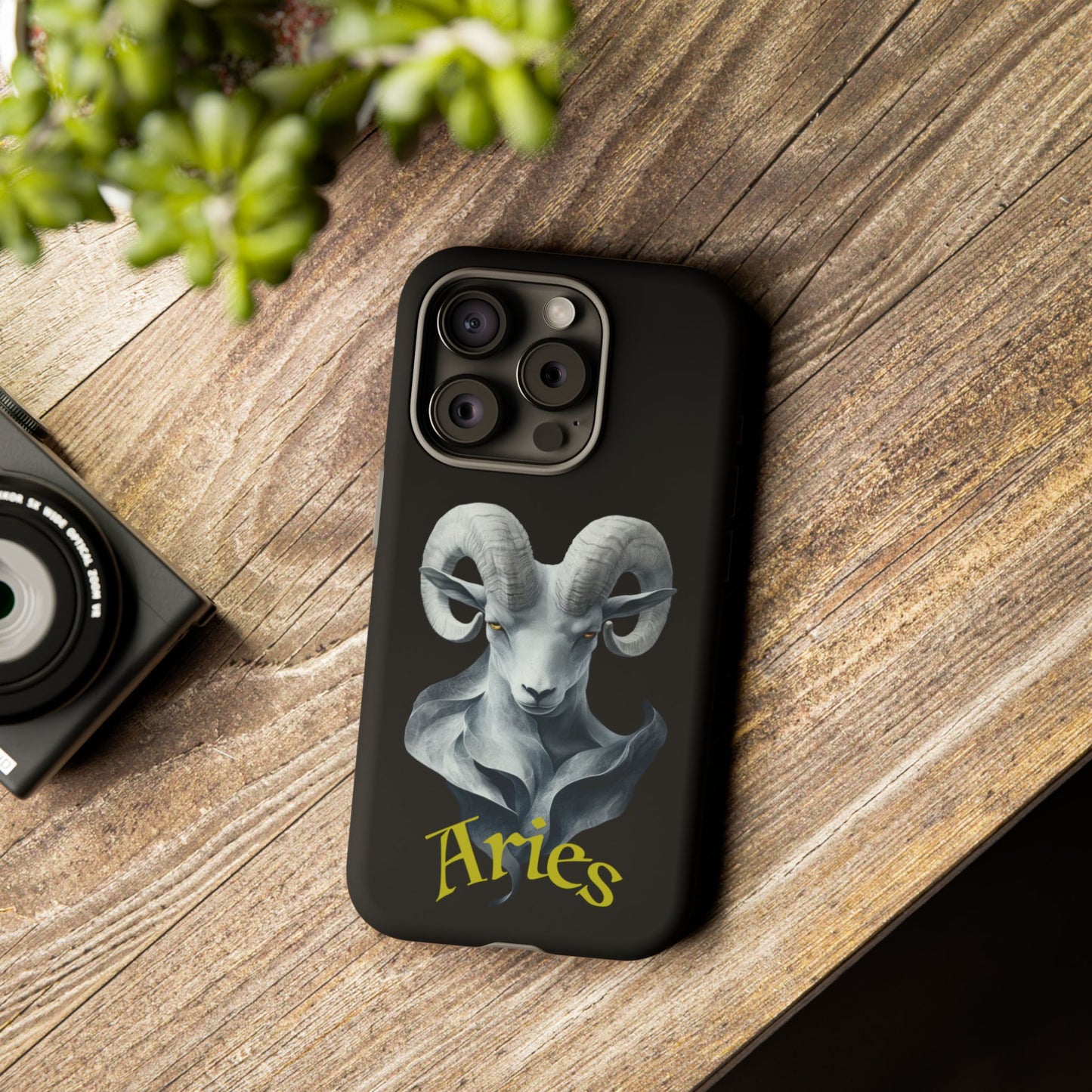 Aries Tough Phone Cases, Artistic Zodiac Phone Cases, premium-quality cases for iPhone, Samsung Galaxy, and Google Pixel devices