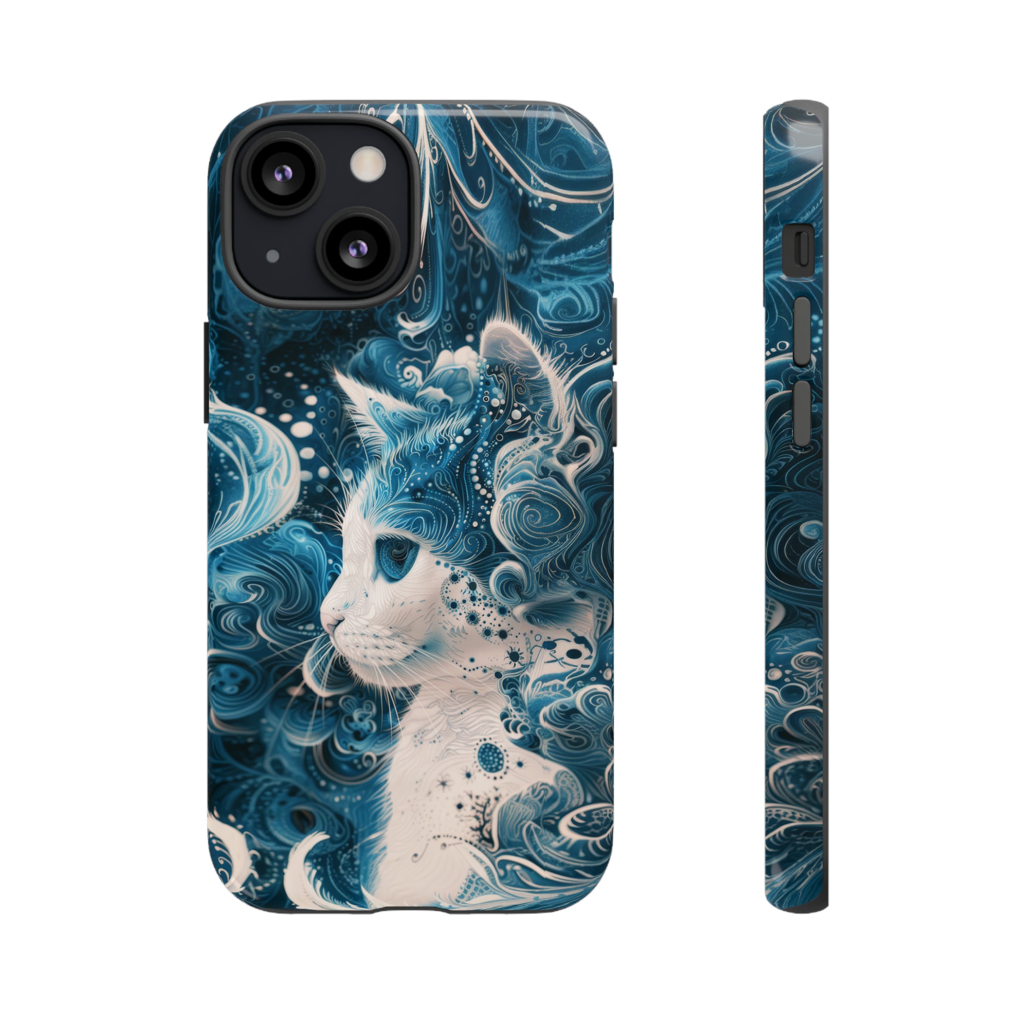 Aqua cat Tough Cases