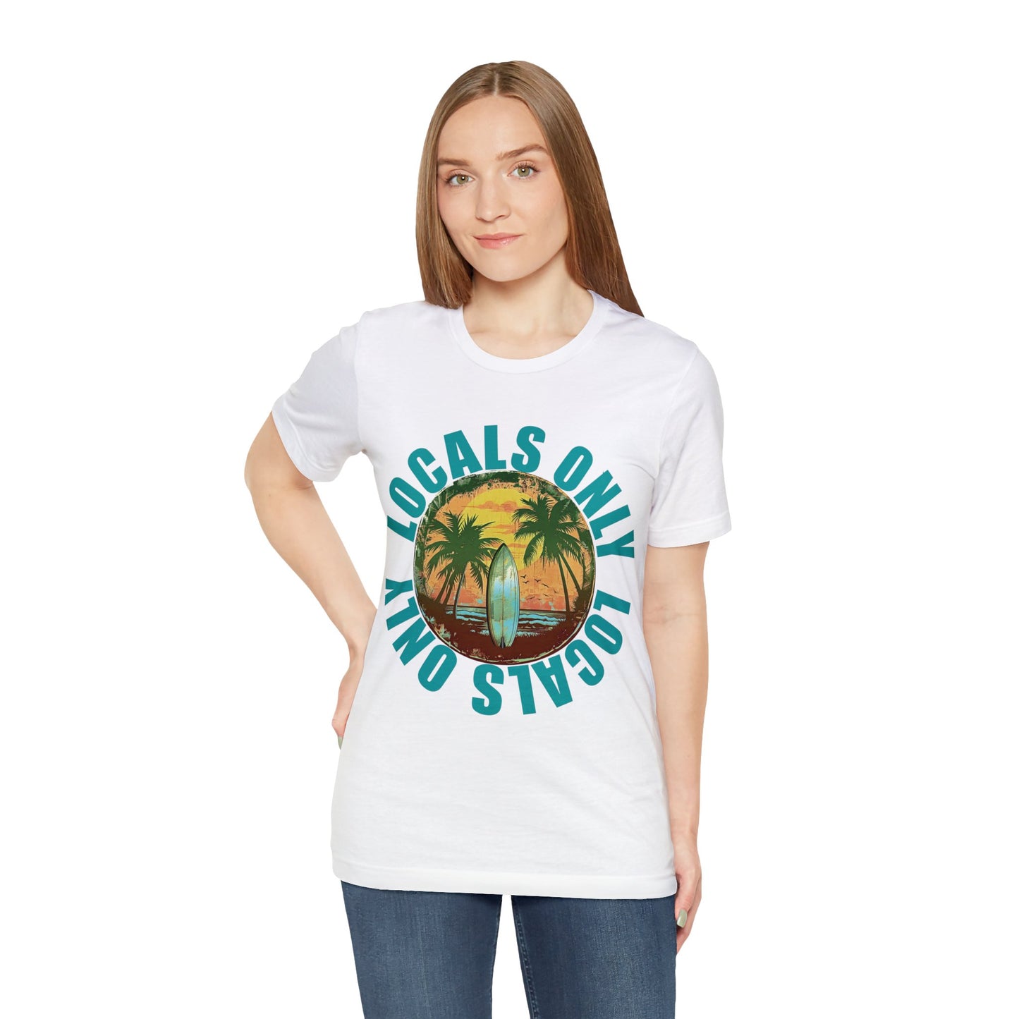 Locals Only stamp Unisex Jersey Short Sleeve Tee