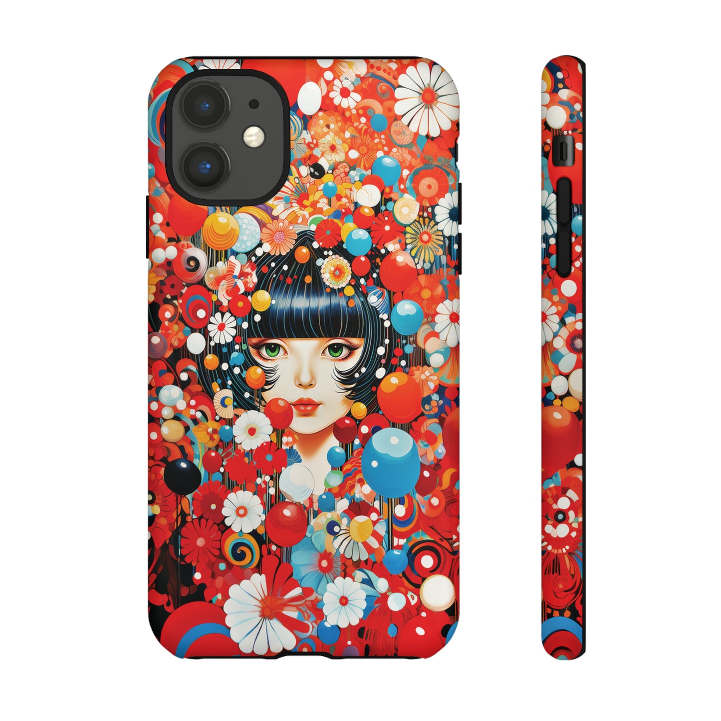 Girl in red blossoms Tough Cases