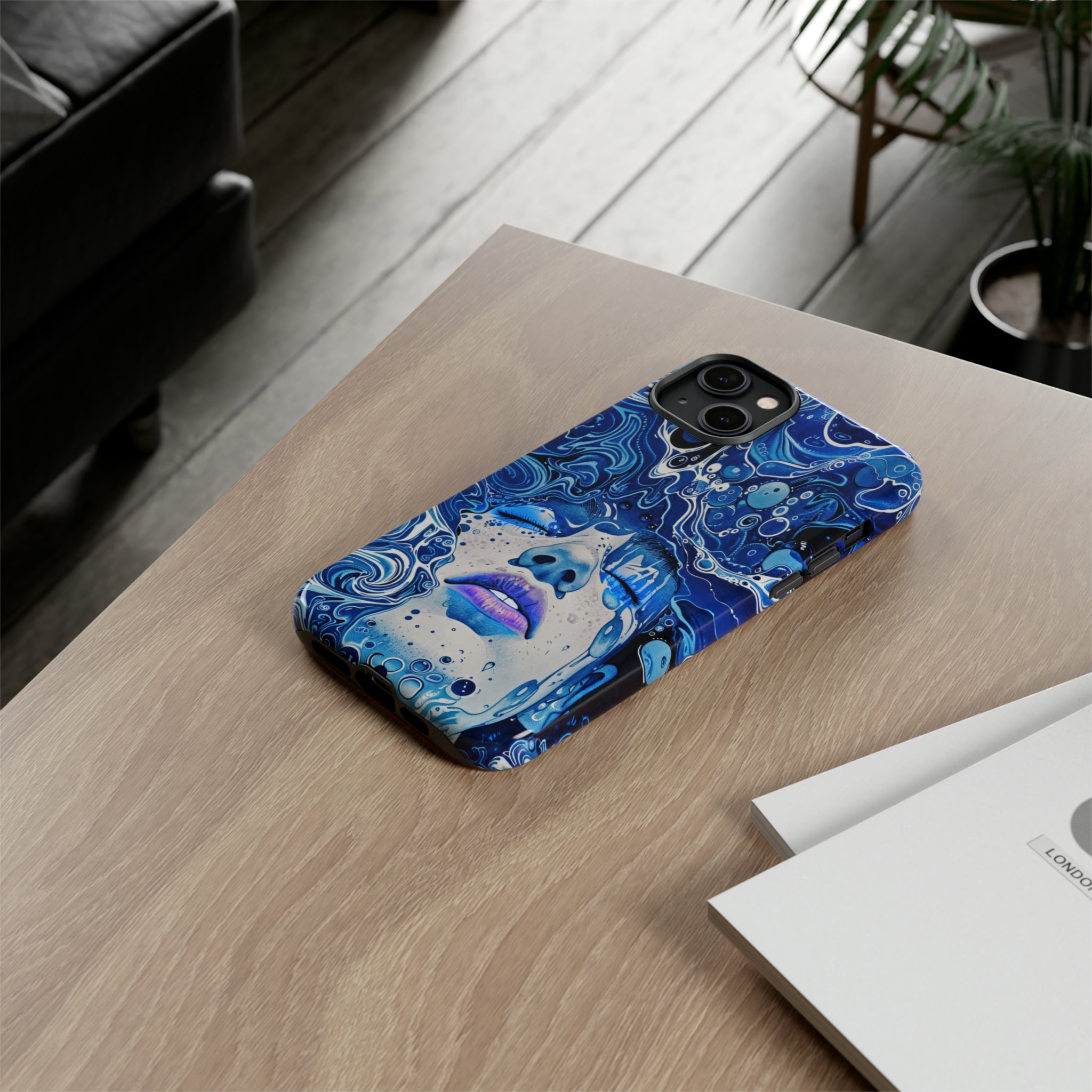 Phone Case, underwater design, Artistic design, Tough Case, Colorful whimsical water fantasy design, iPhone 15, 14, 13, 12, 11, Samsung, Pixel