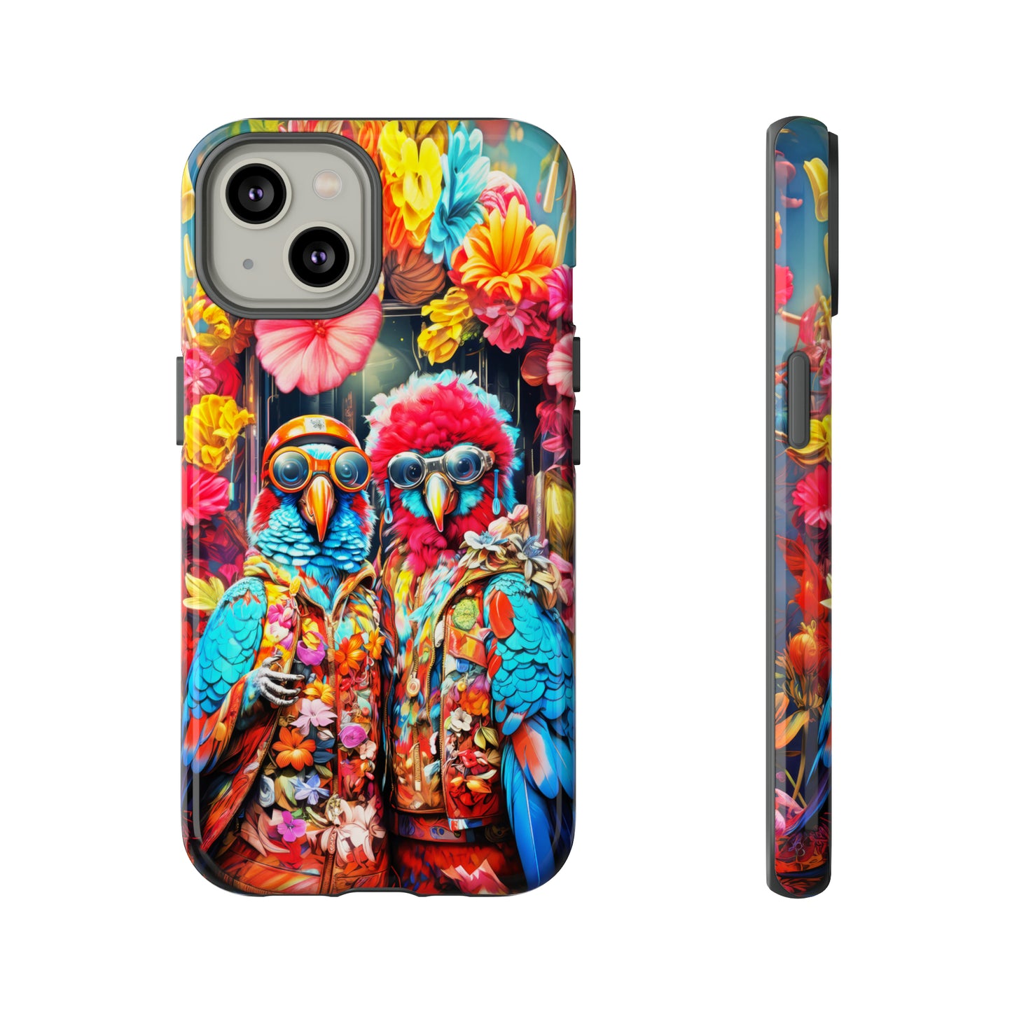 Two hipster parrots Tough Cases