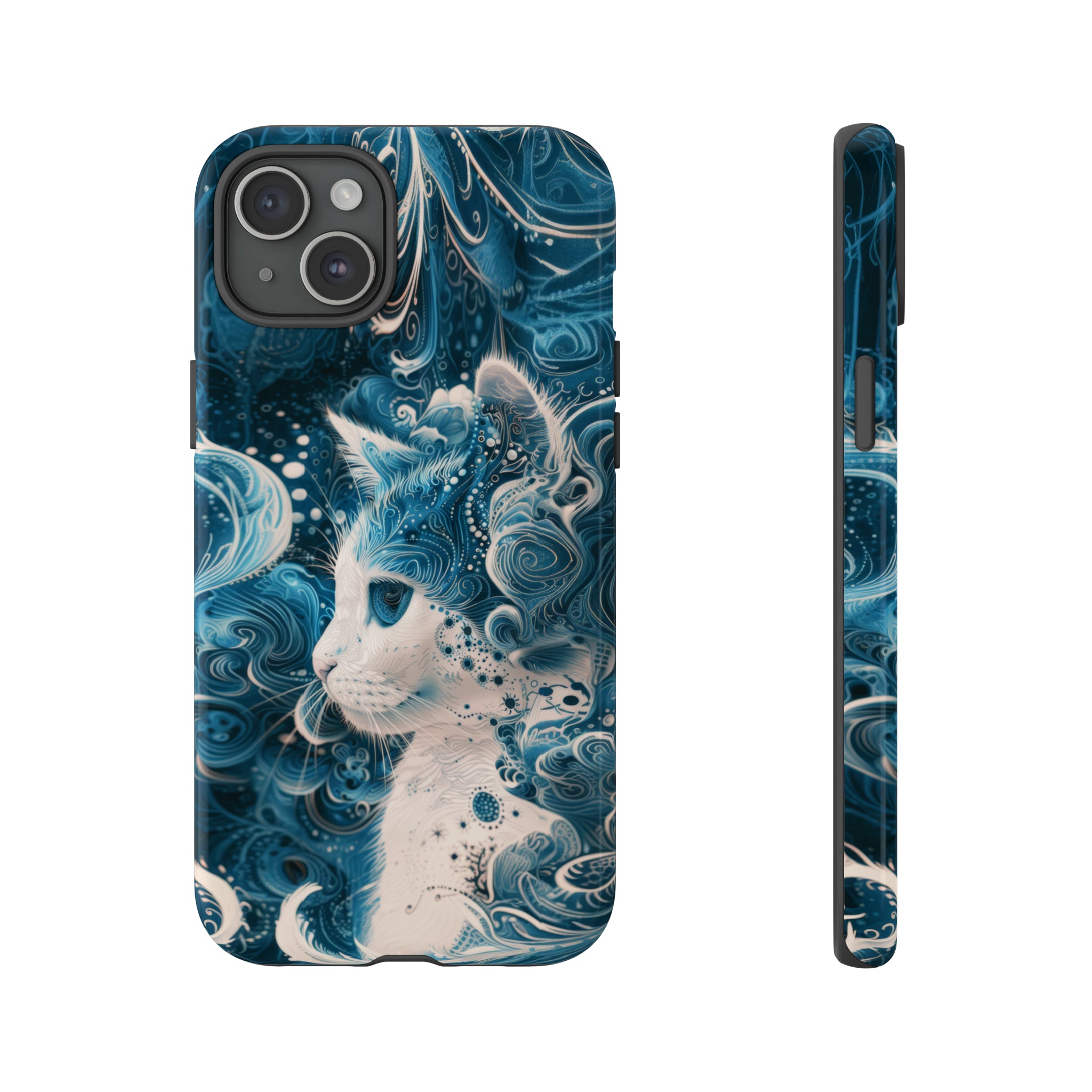 Aqua cat Tough Cases