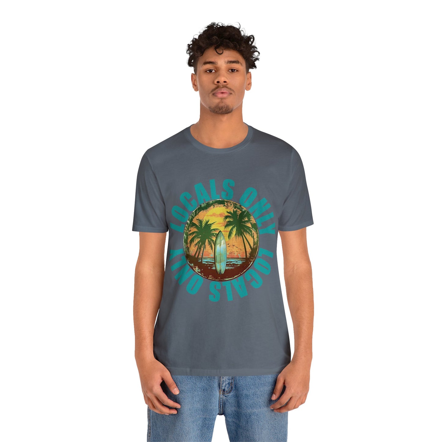 Locals Only stamp Unisex Jersey Short Sleeve Tee