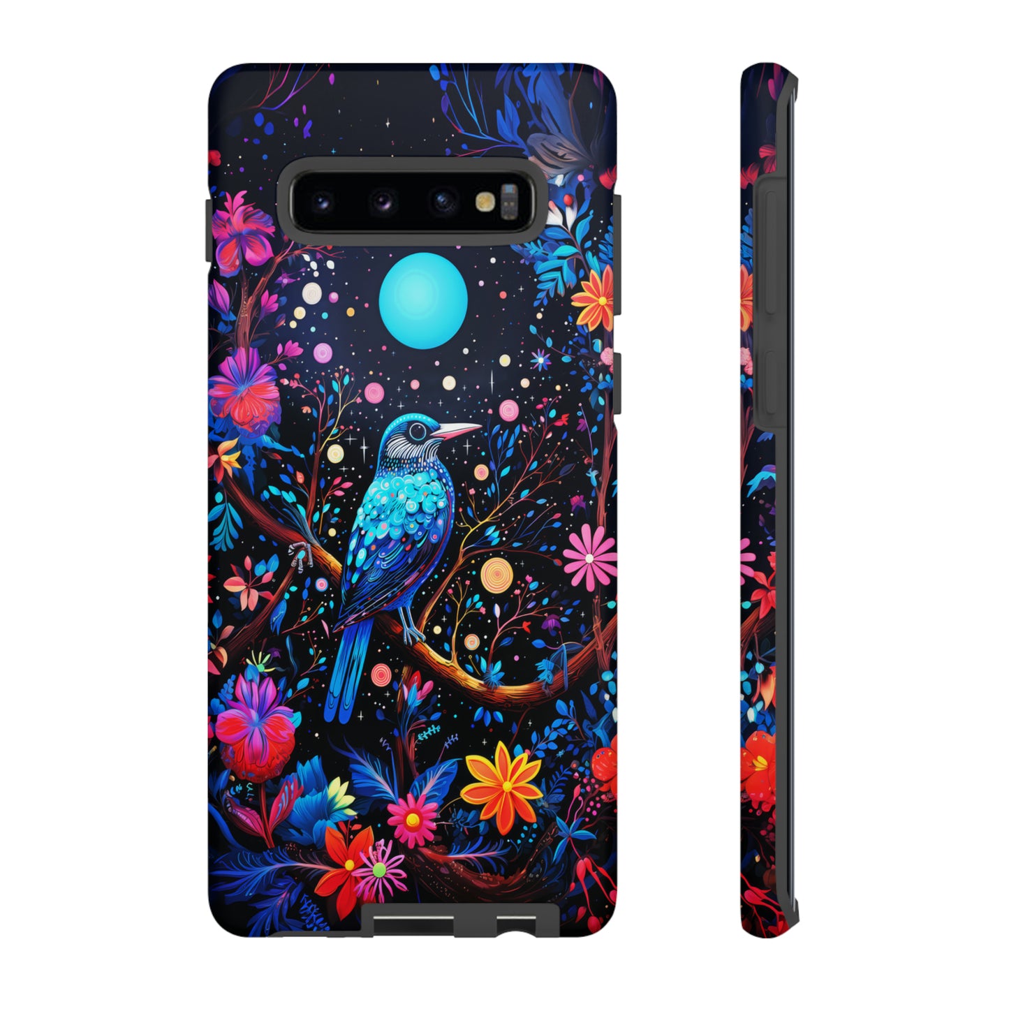 Blue bird at night Tough Cases