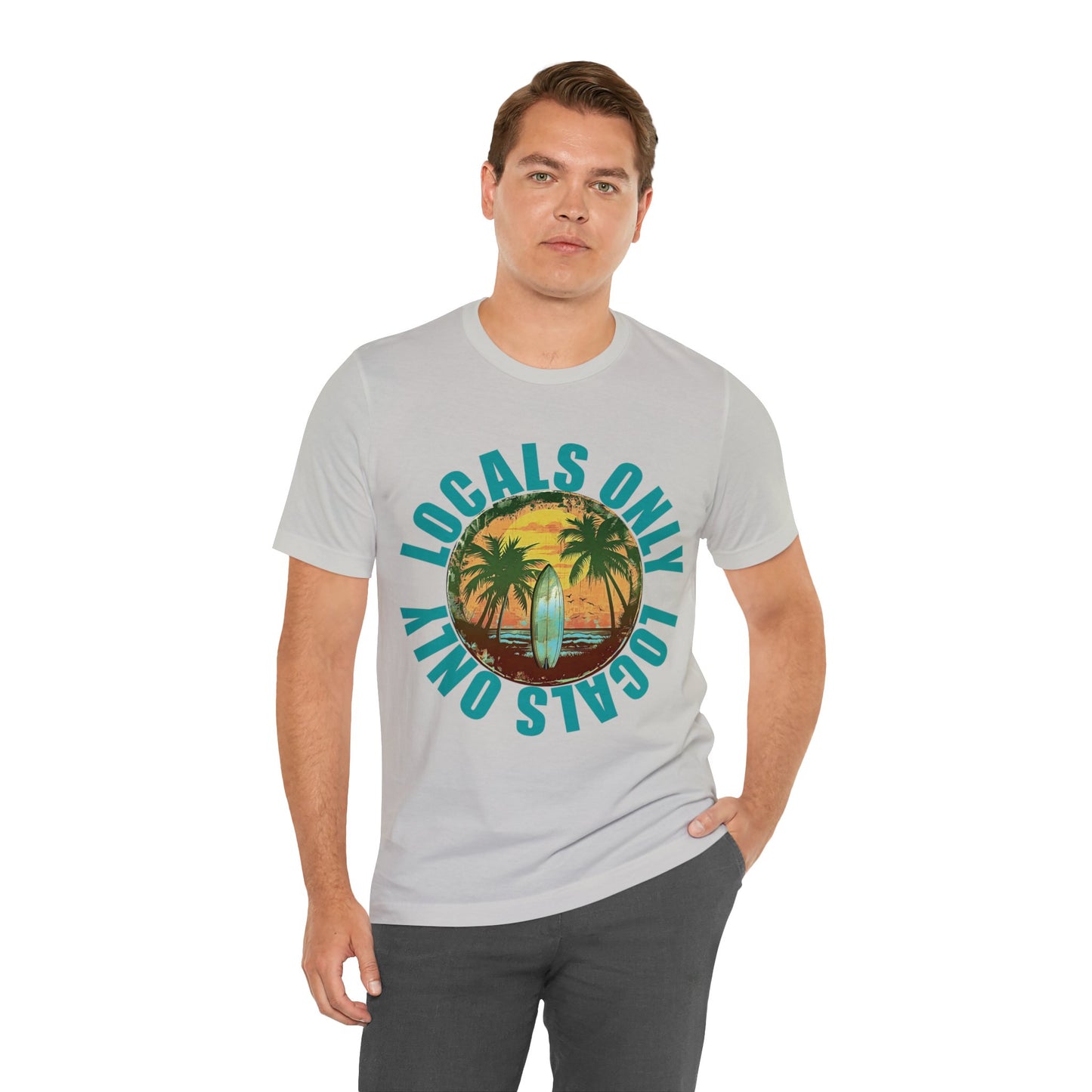 Locals Only stamp Unisex Jersey Short Sleeve Tee