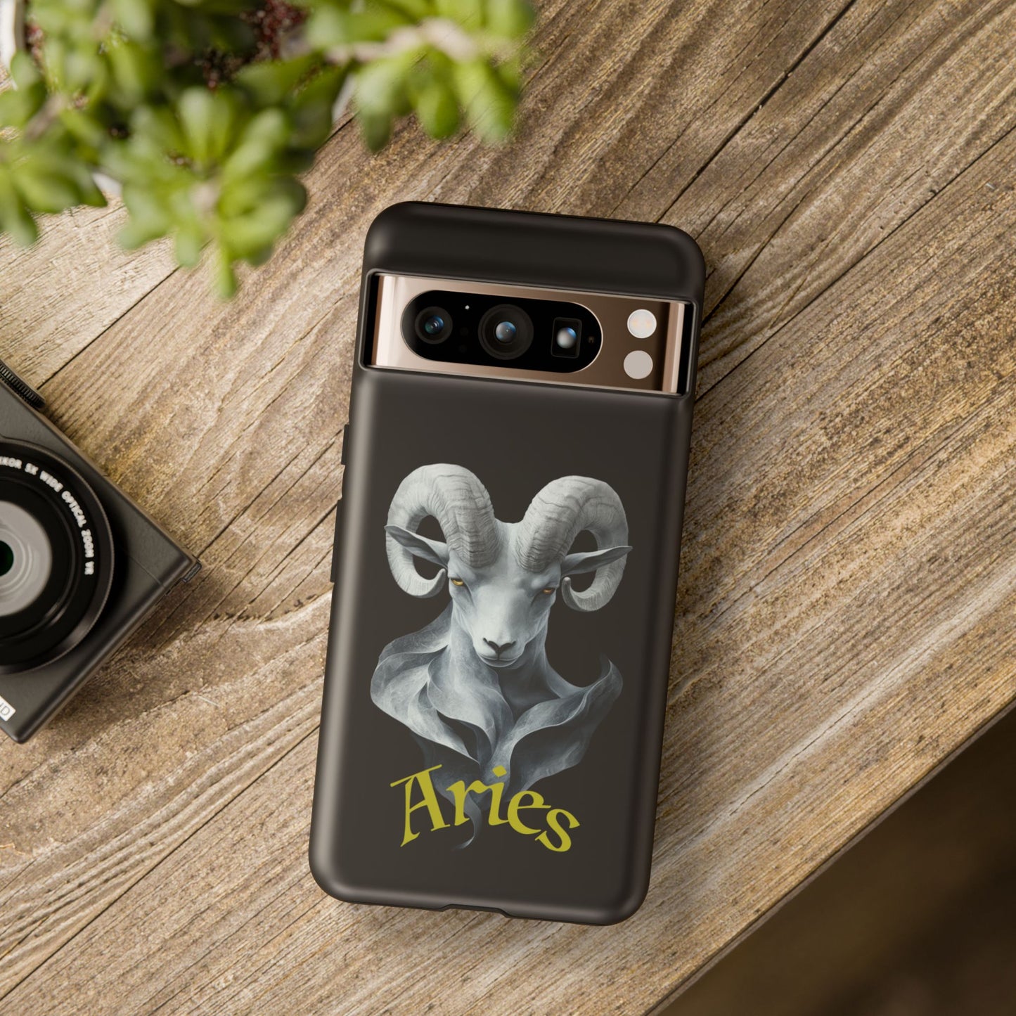 Aries Tough Phone Cases, Artistic Zodiac Phone Cases, premium-quality cases for iPhone, Samsung Galaxy, and Google Pixel devices