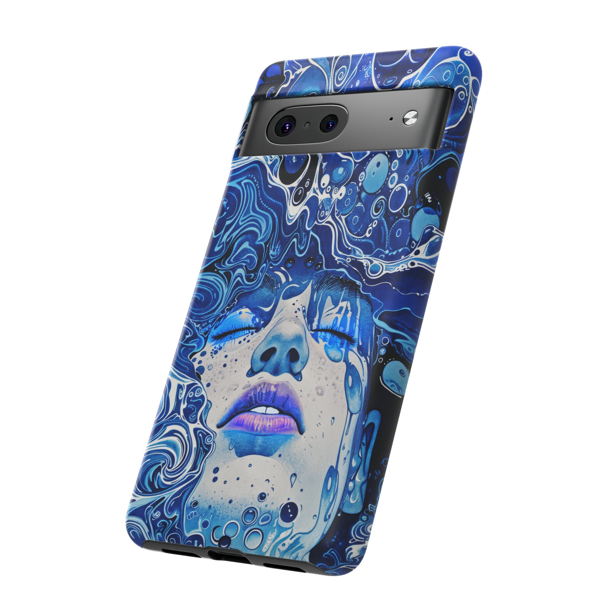 Phone Case, underwater design, Artistic design, Tough Case, Colorful whimsical water fantasy design, iPhone 15, 14, 13, 12, 11, Samsung, Pixel