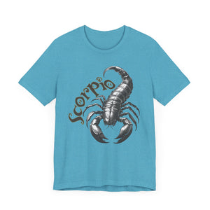 Scorpio Black & white Unisex Jersey Short Sleeve Tee