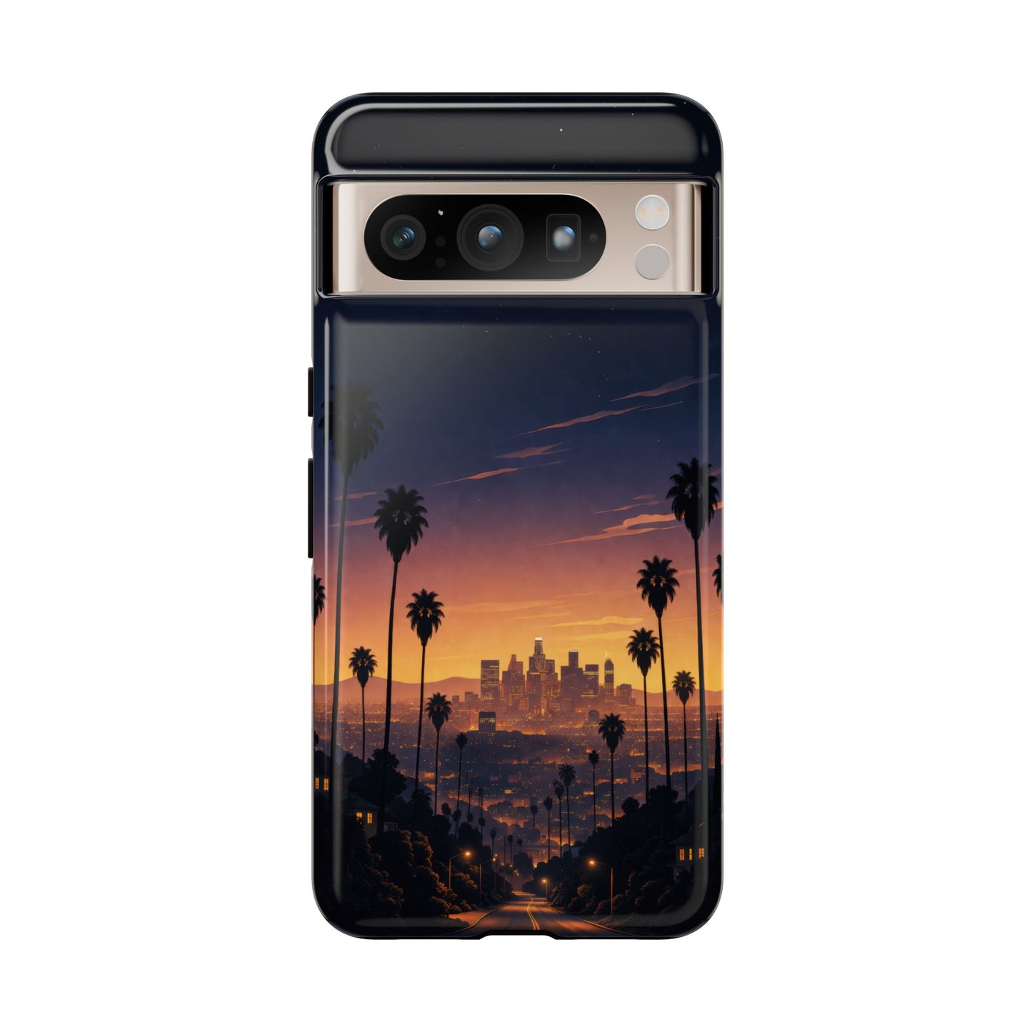 Los Angeles at Sunset Phone Case — Los Angeles Skyline Protective Case