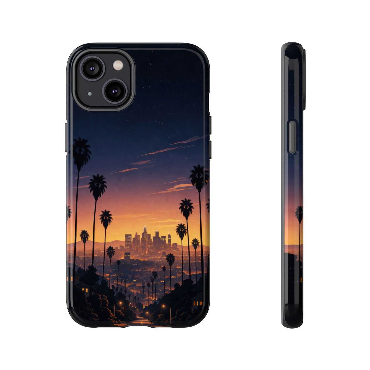 Los Angeles at Sunset Phone Case — Los Angeles Skyline Protective Case