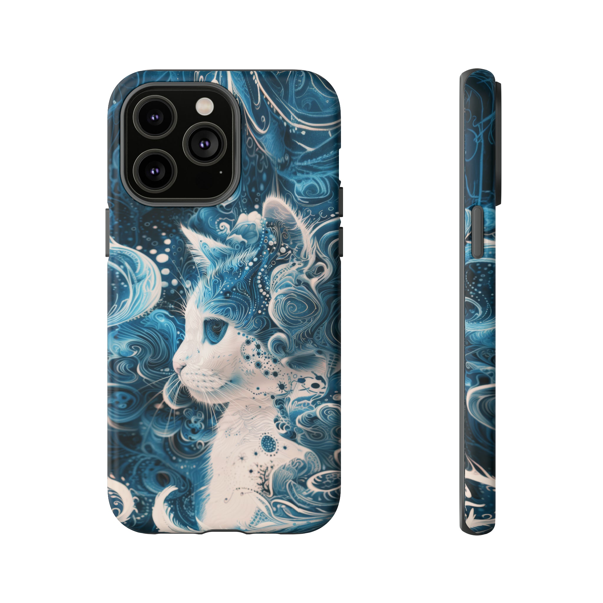 Aqua cat Tough Cases