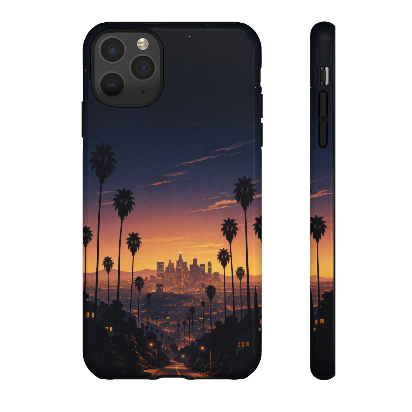 Los Angeles at Sunset Phone Case — Los Angeles Skyline Protective Case