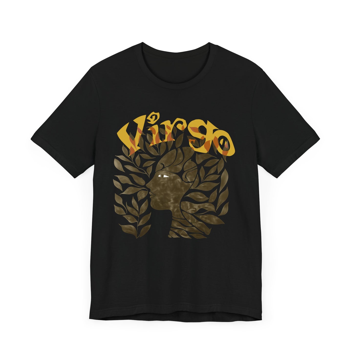 Virgo bronze graphic Unisex Jersey Short Sleeve Tee