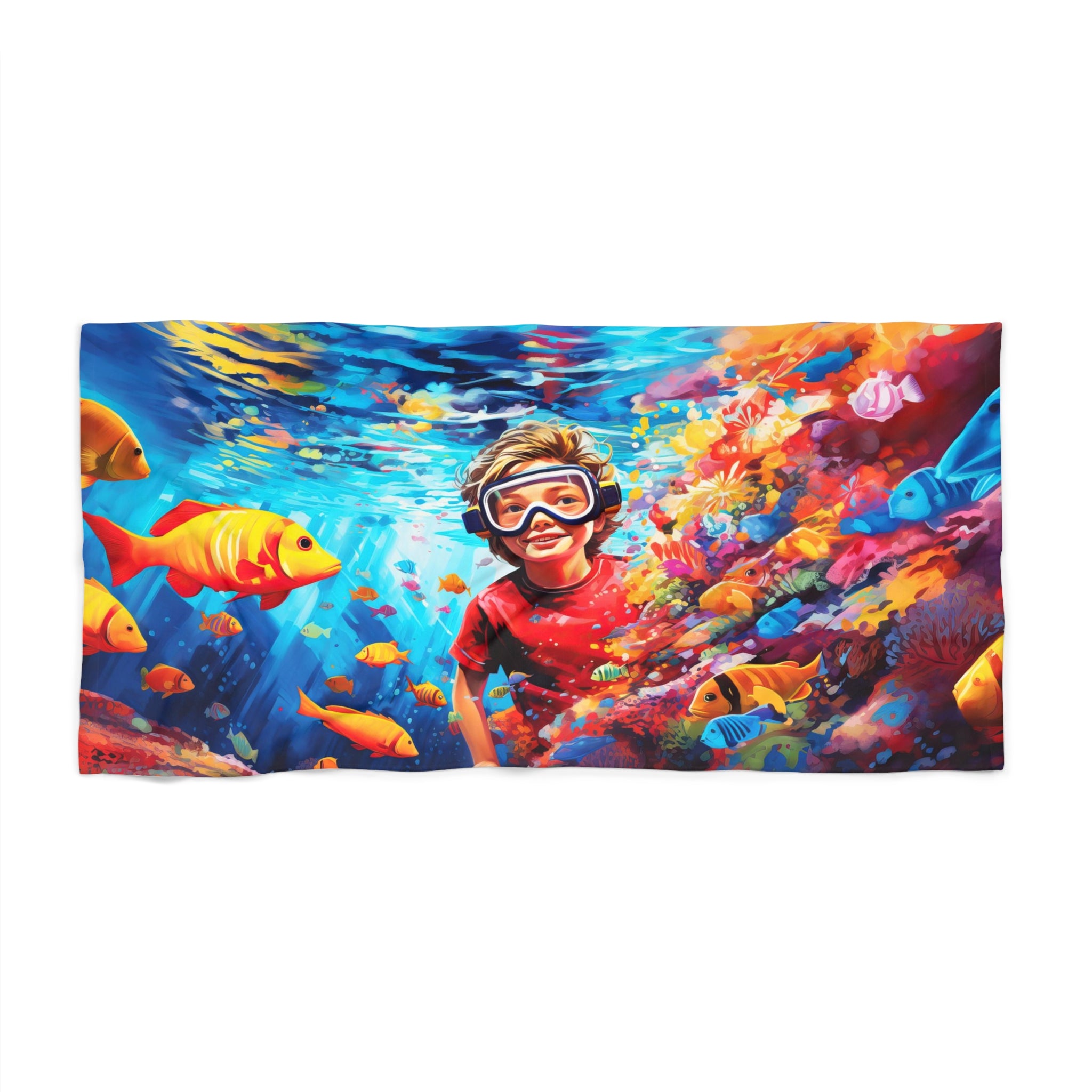 Fish Fantasy Beach Towel