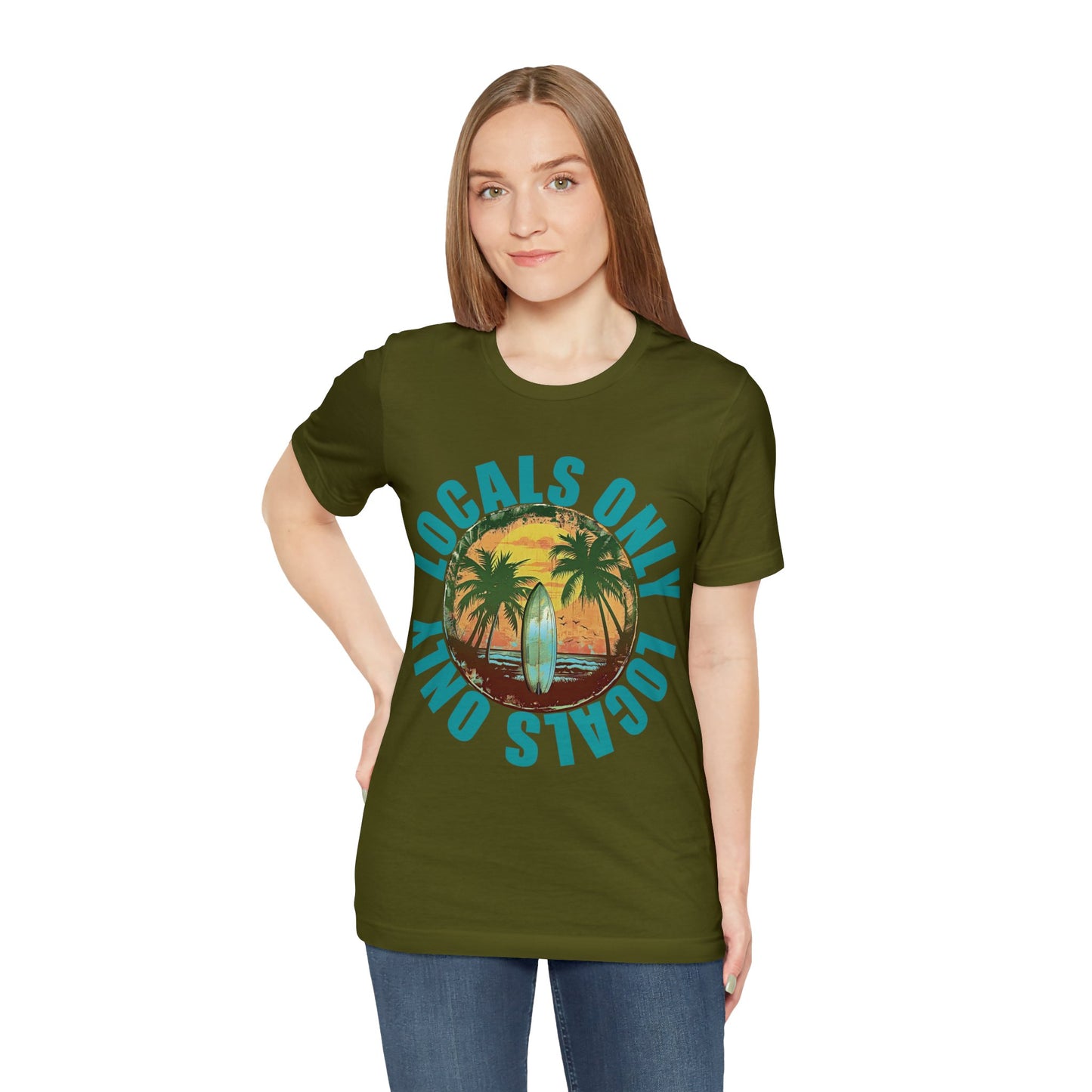Locals Only stamp Unisex Jersey Short Sleeve Tee