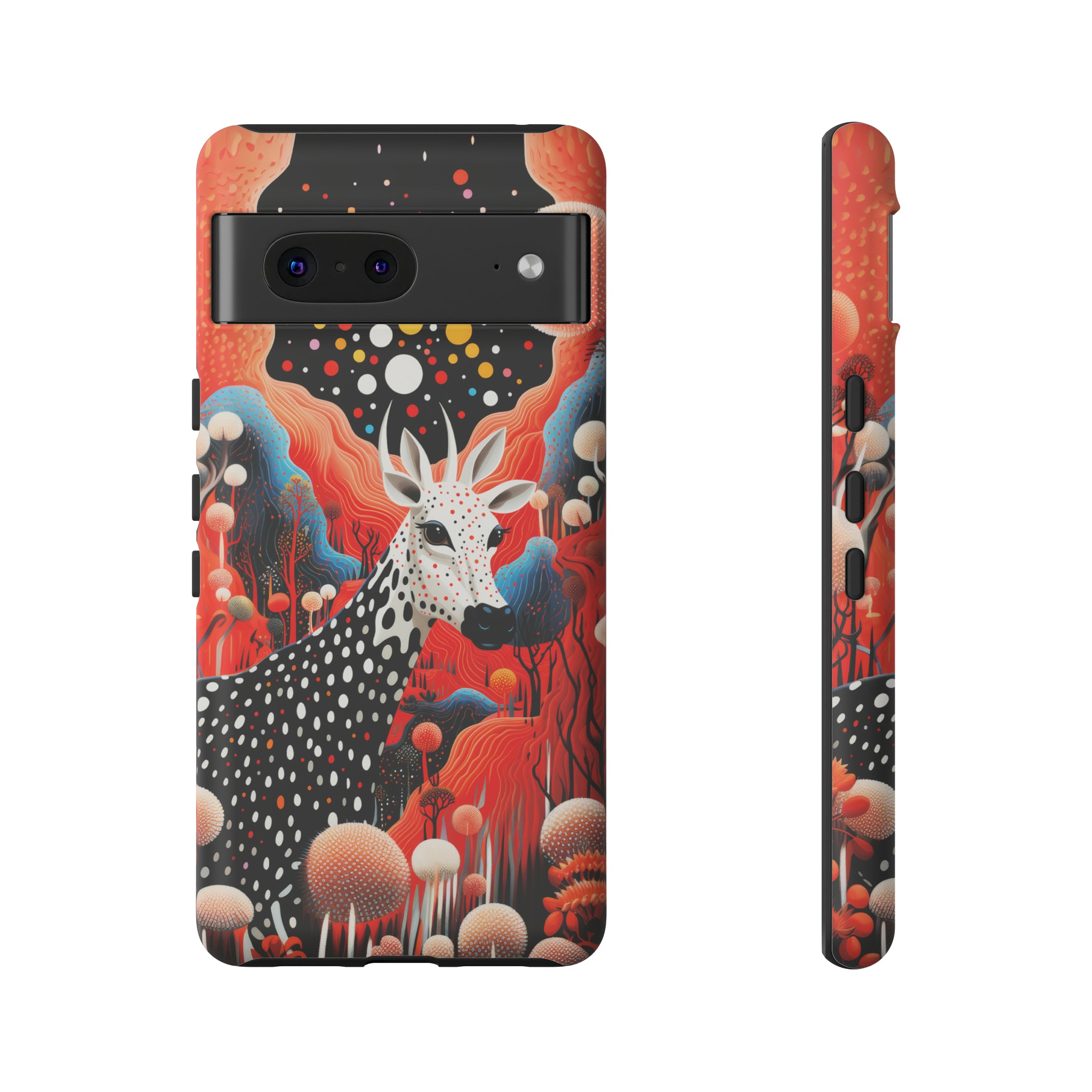 Spotted Elk in the rainbow forest Tough Cases
