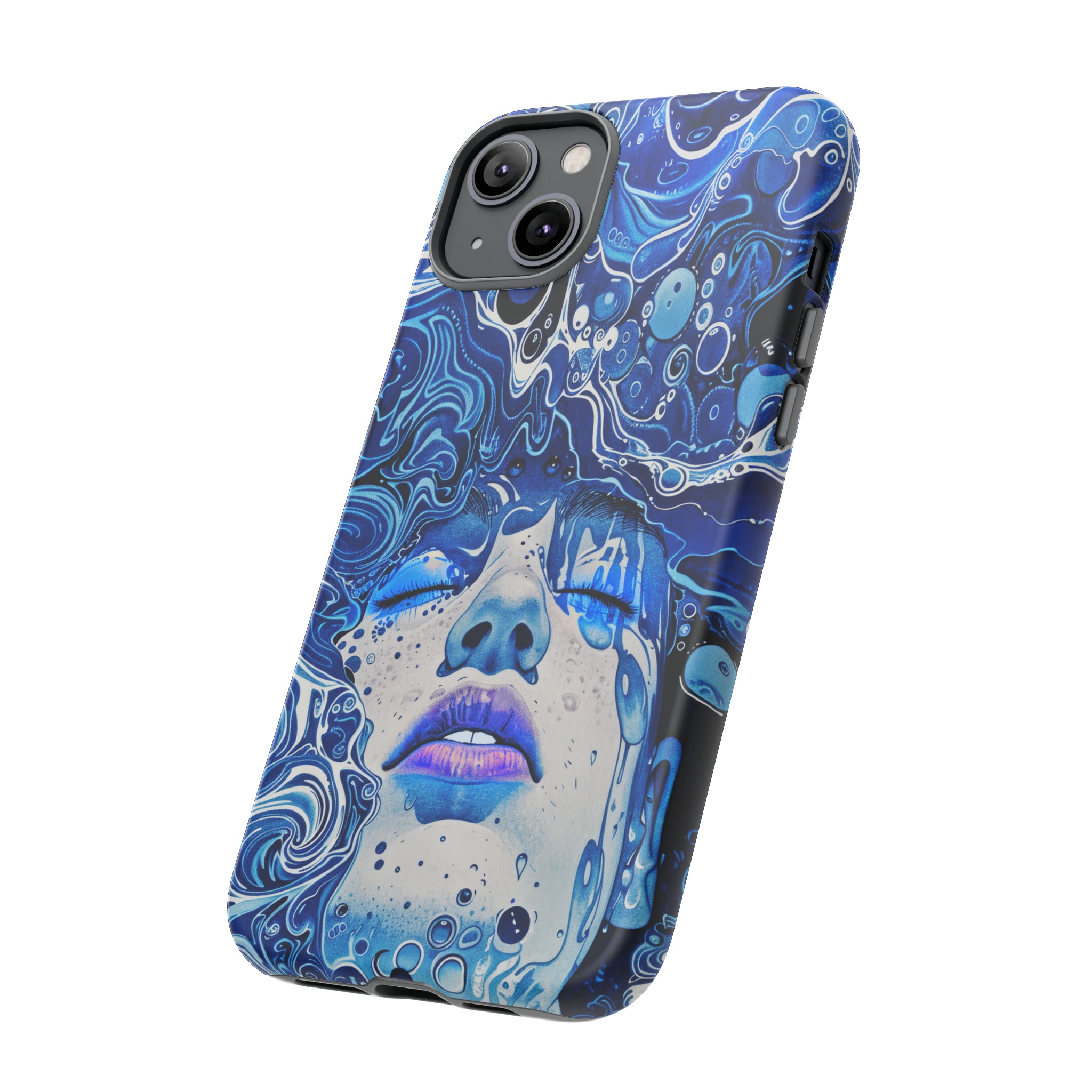 Phone Case, underwater design, Artistic design, Tough Case, Colorful whimsical water fantasy design, iPhone 15, 14, 13, 12, 11, Samsung, Pixel