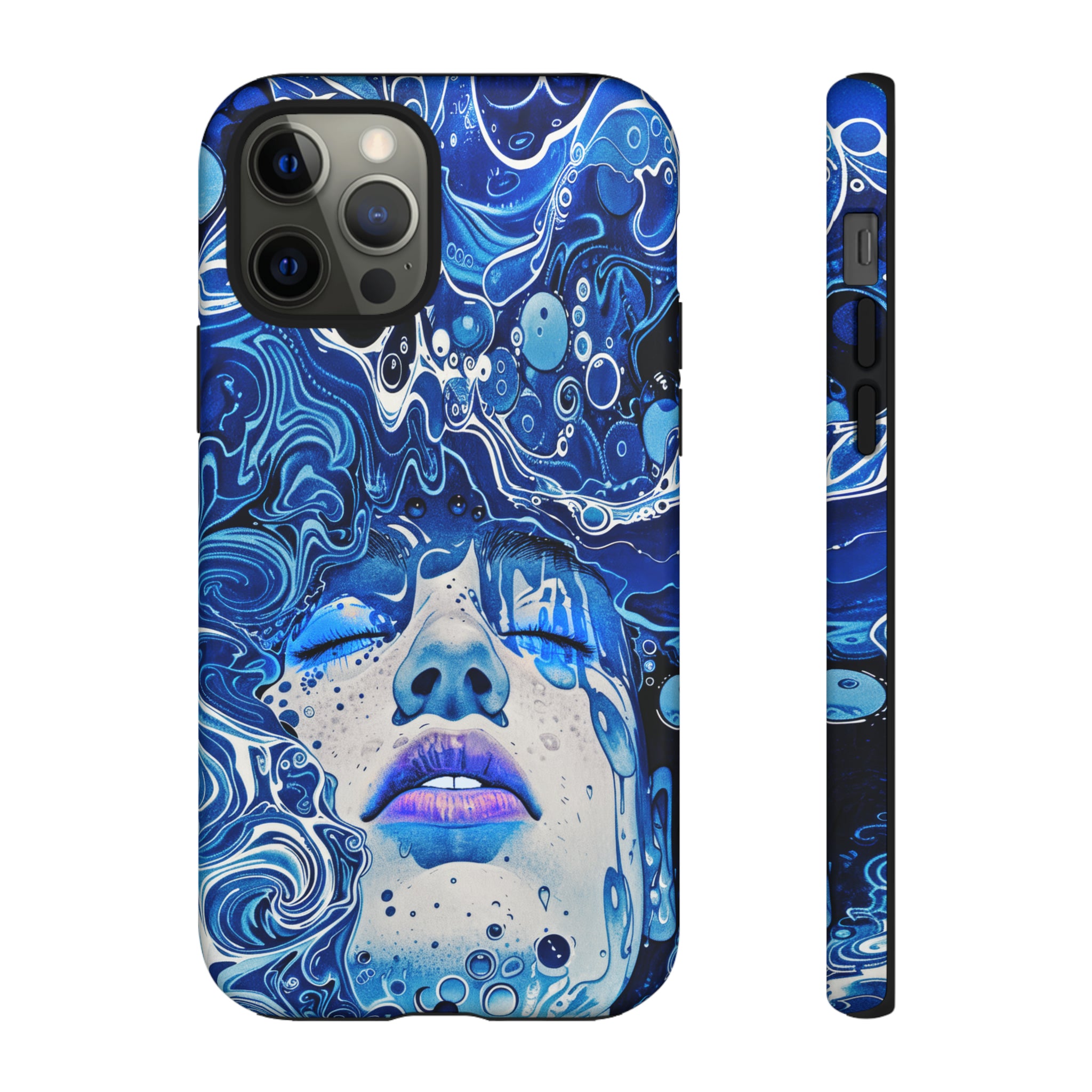 Phone Case, underwater design, Artistic design, Tough Case, Colorful whimsical water fantasy design, iPhone 15, 14, 13, 12, 11, Samsung, Pixel
