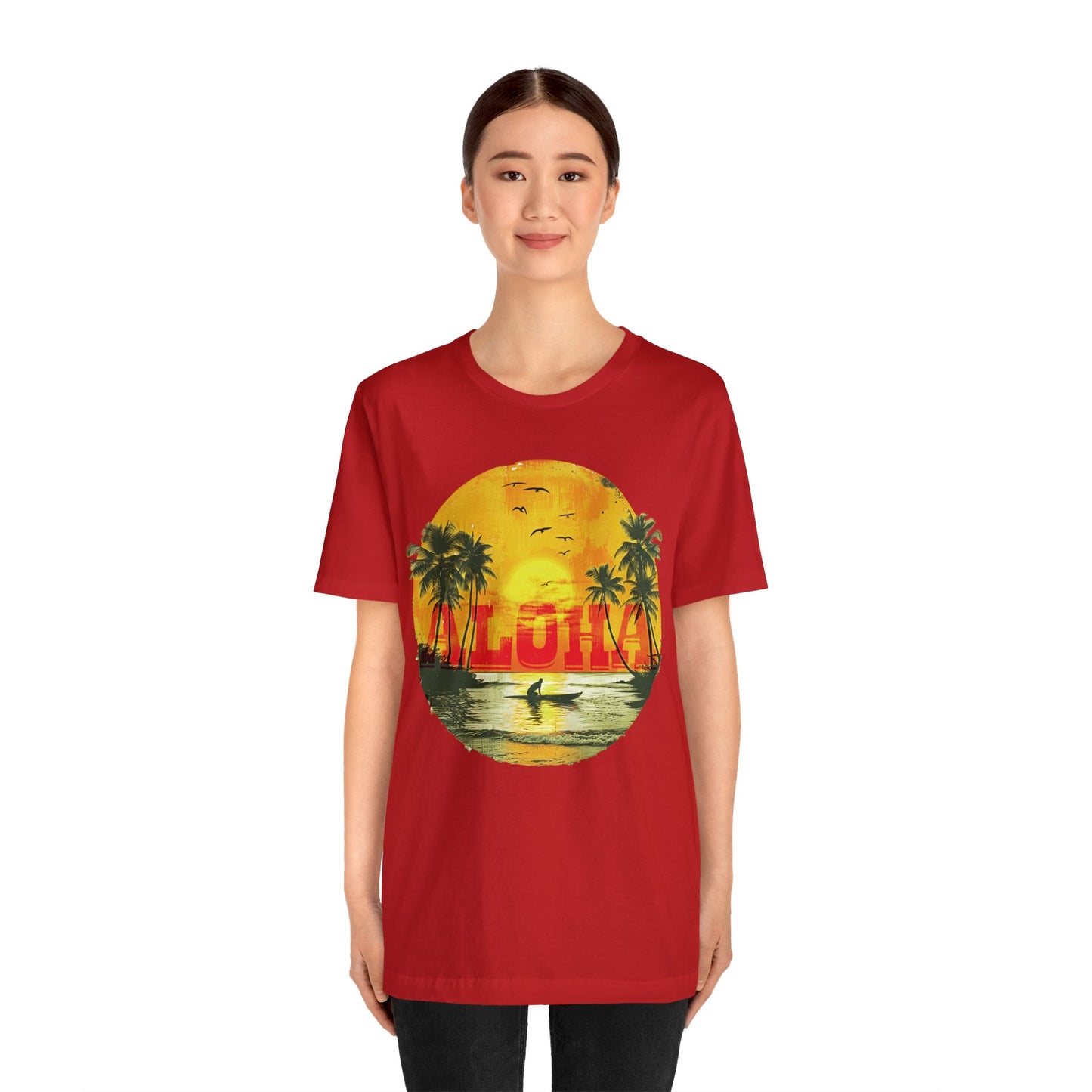 Aloha sunset Unisex Jersey Short Sleeve Tee