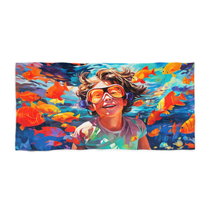 Marine life Beach Towel