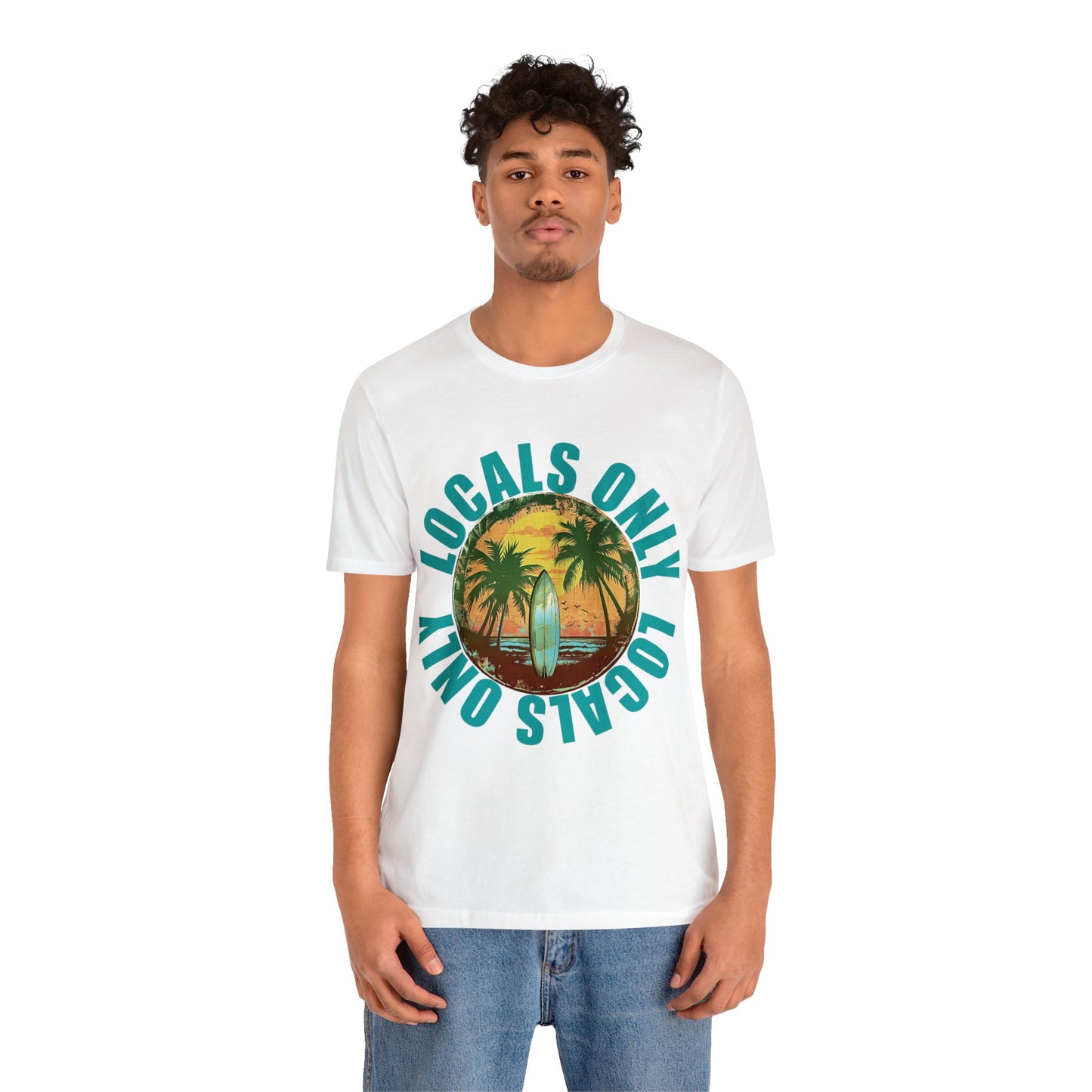 Locals Only stamp Unisex Jersey Short Sleeve Tee