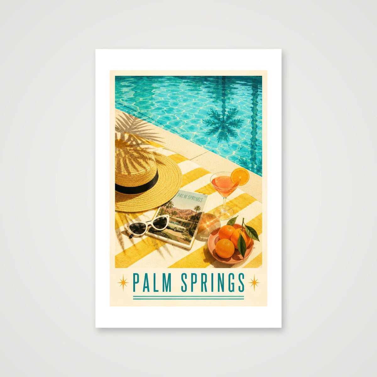 Pool Club — Palm Springs — 30×45cm, 12×18" Print only