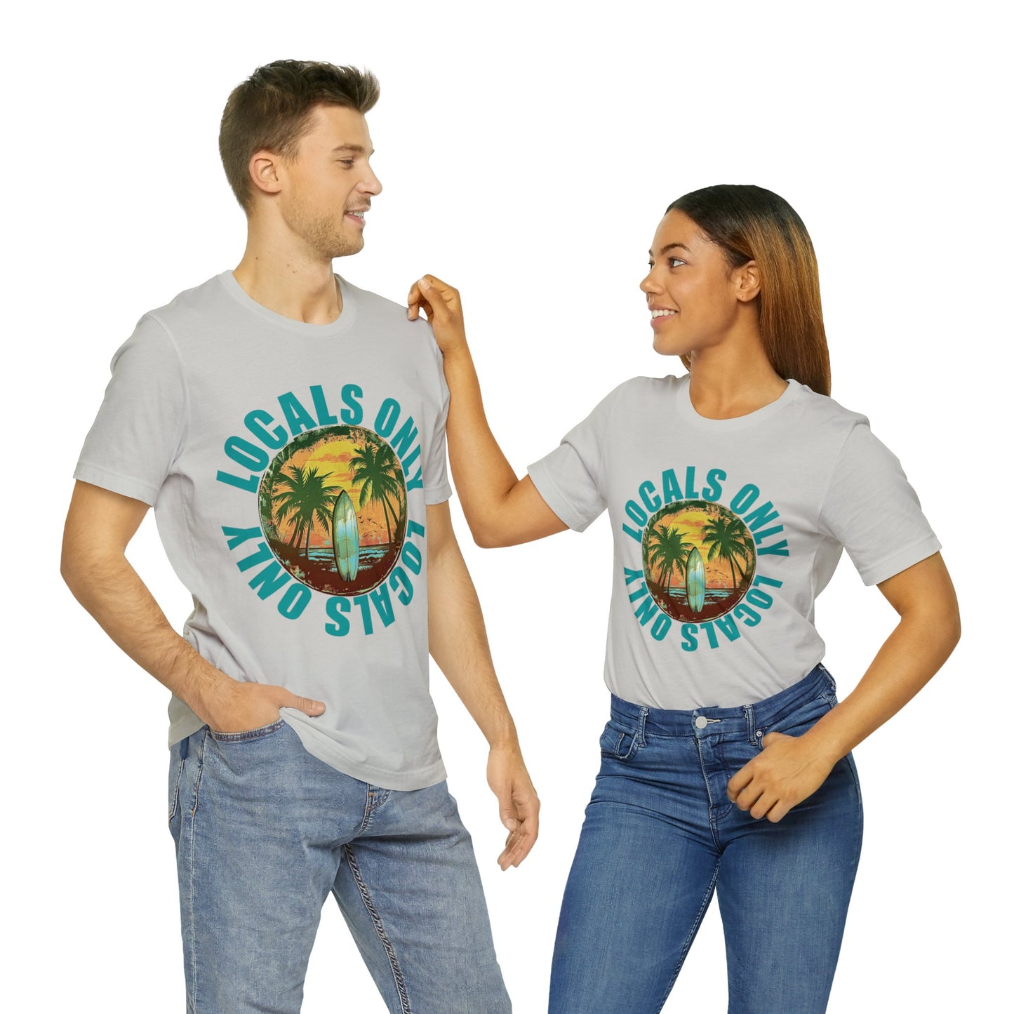 Locals Only stamp Unisex Jersey Short Sleeve Tee