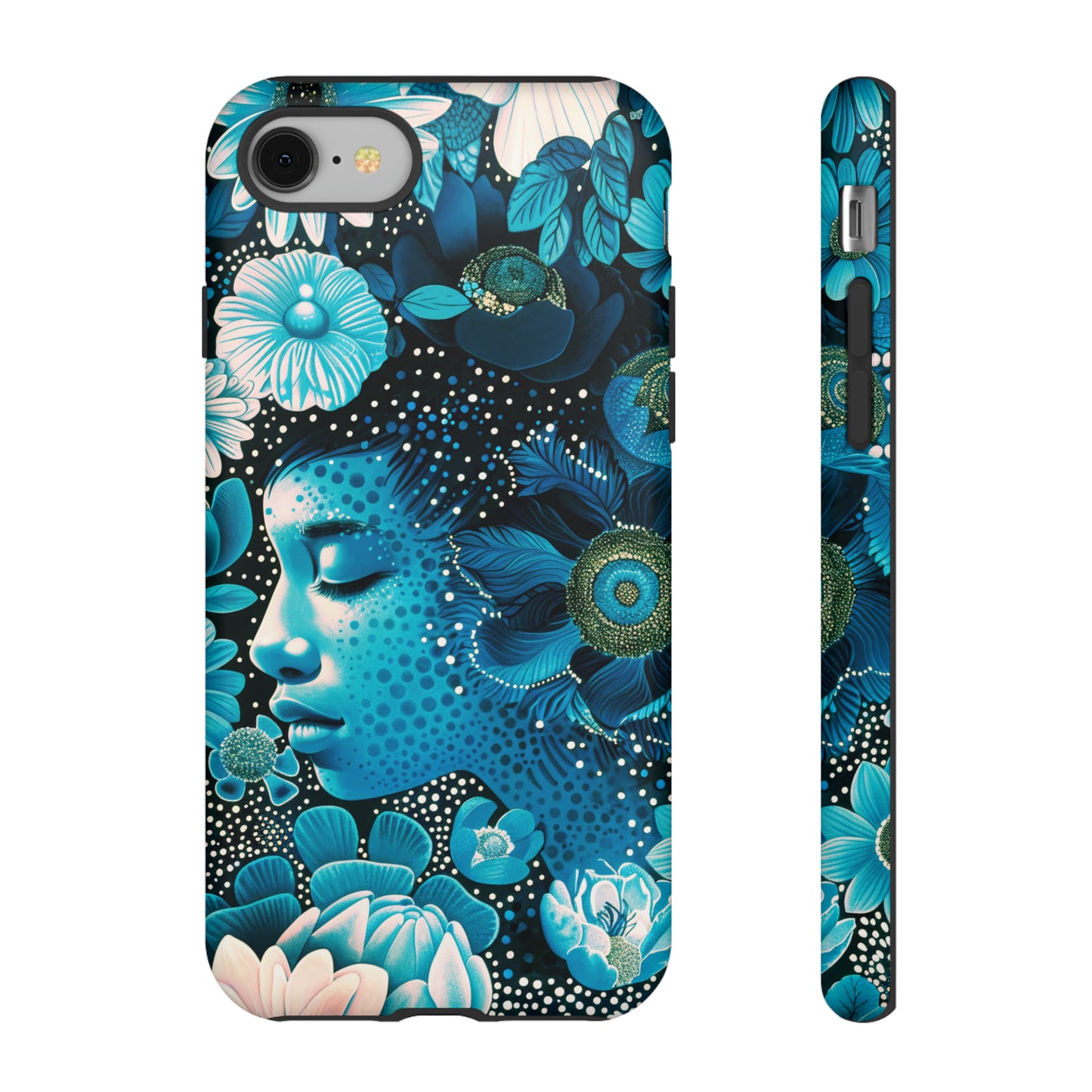 Girl in blue Tough Cases