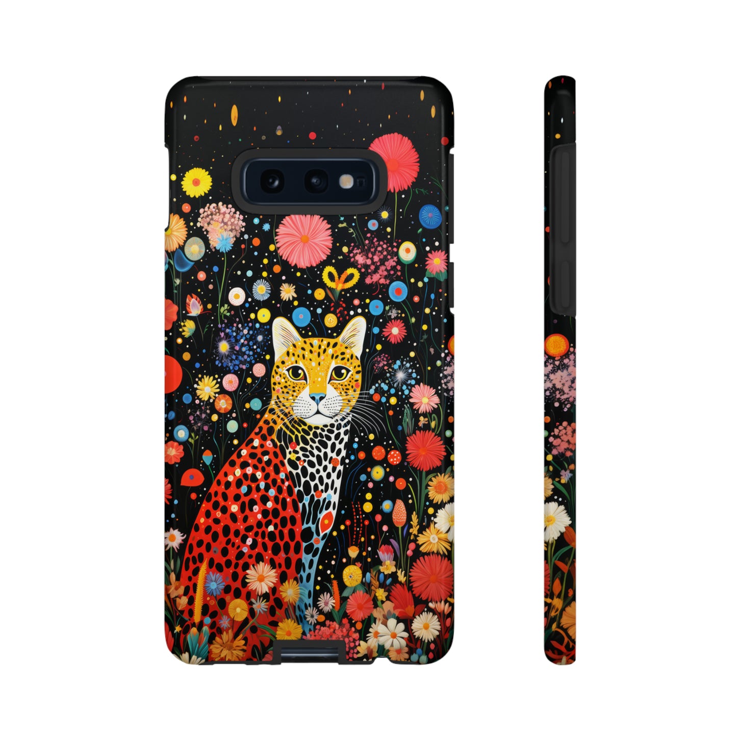 Cheetah in night flowers Tough Cases