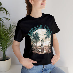 Vintage style Locals only Unisex Jersey Short Sleeve Tee