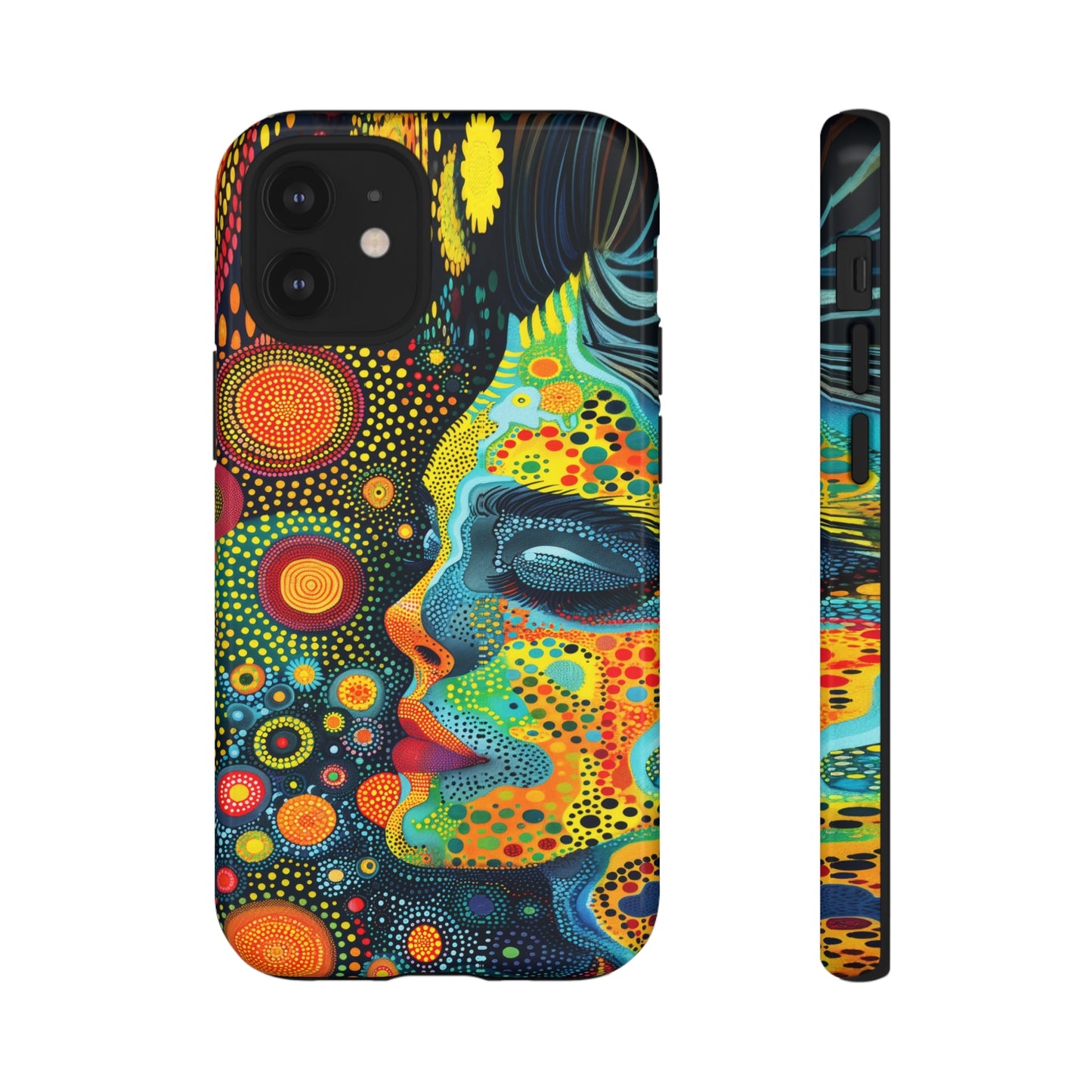 Phone Case, rainbow girl, Artistic design, Tough Case, Colorful whimsical rainbow fantasy design, iPhone 15, 14, 13, 12, 11, Samsung, Pixel