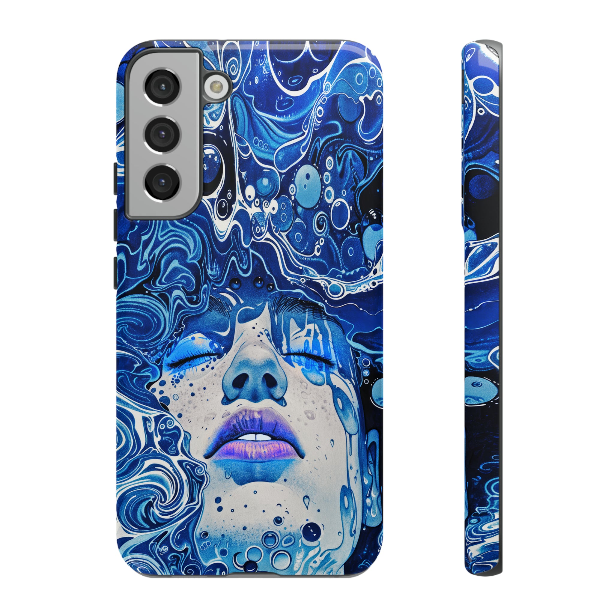 Phone Case, underwater design, Artistic design, Tough Case, Colorful whimsical water fantasy design, iPhone 15, 14, 13, 12, 11, Samsung, Pixel