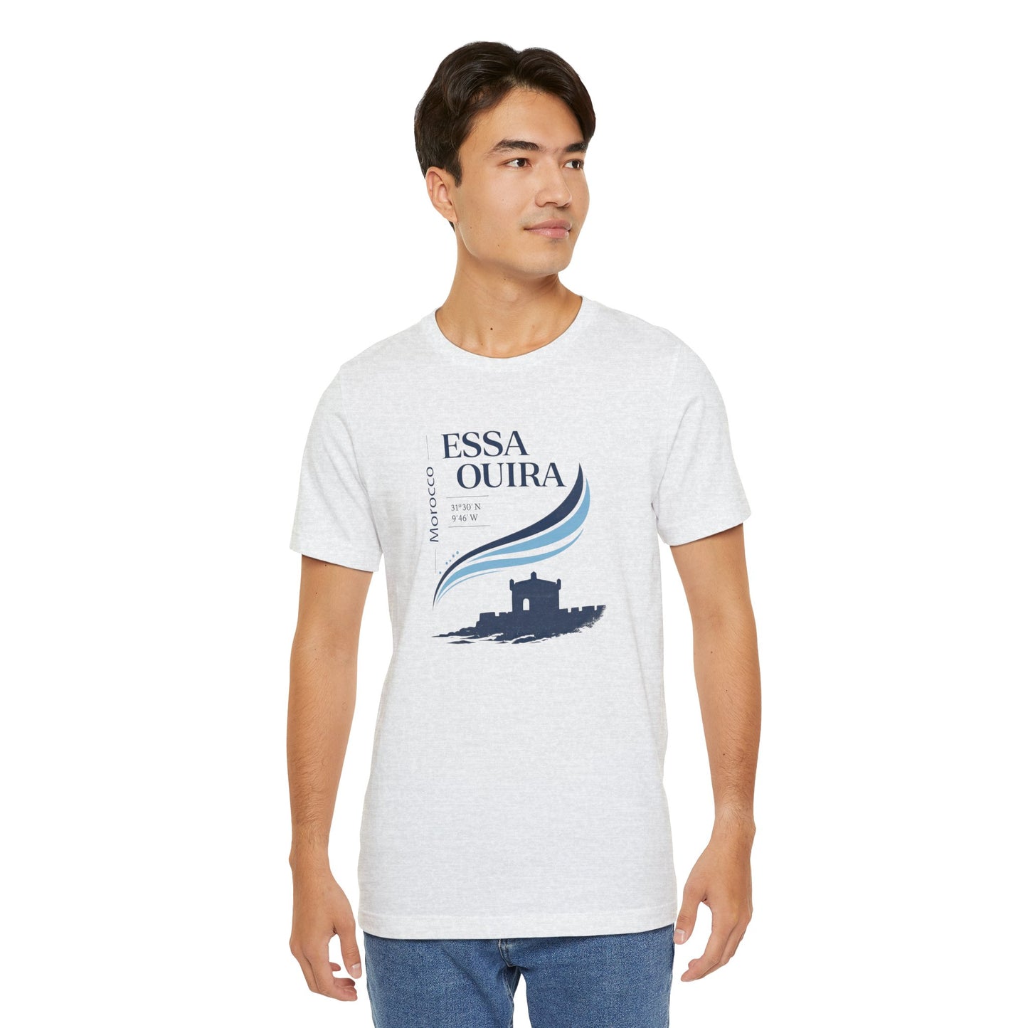Essaouira Morocco Tee — Coastal Surf & Kasbah Graphic T-Shirt