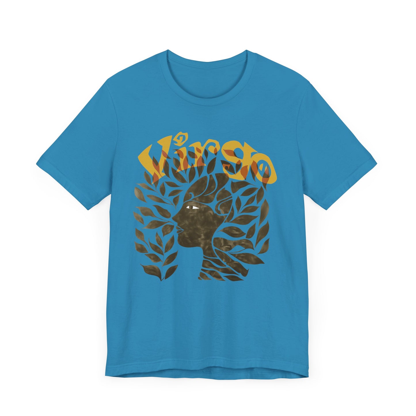 Virgo bronze graphic Unisex Jersey Short Sleeve Tee