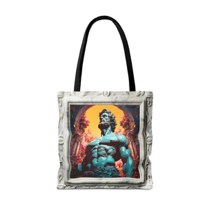 Hercules in a marble frame Tote Bag