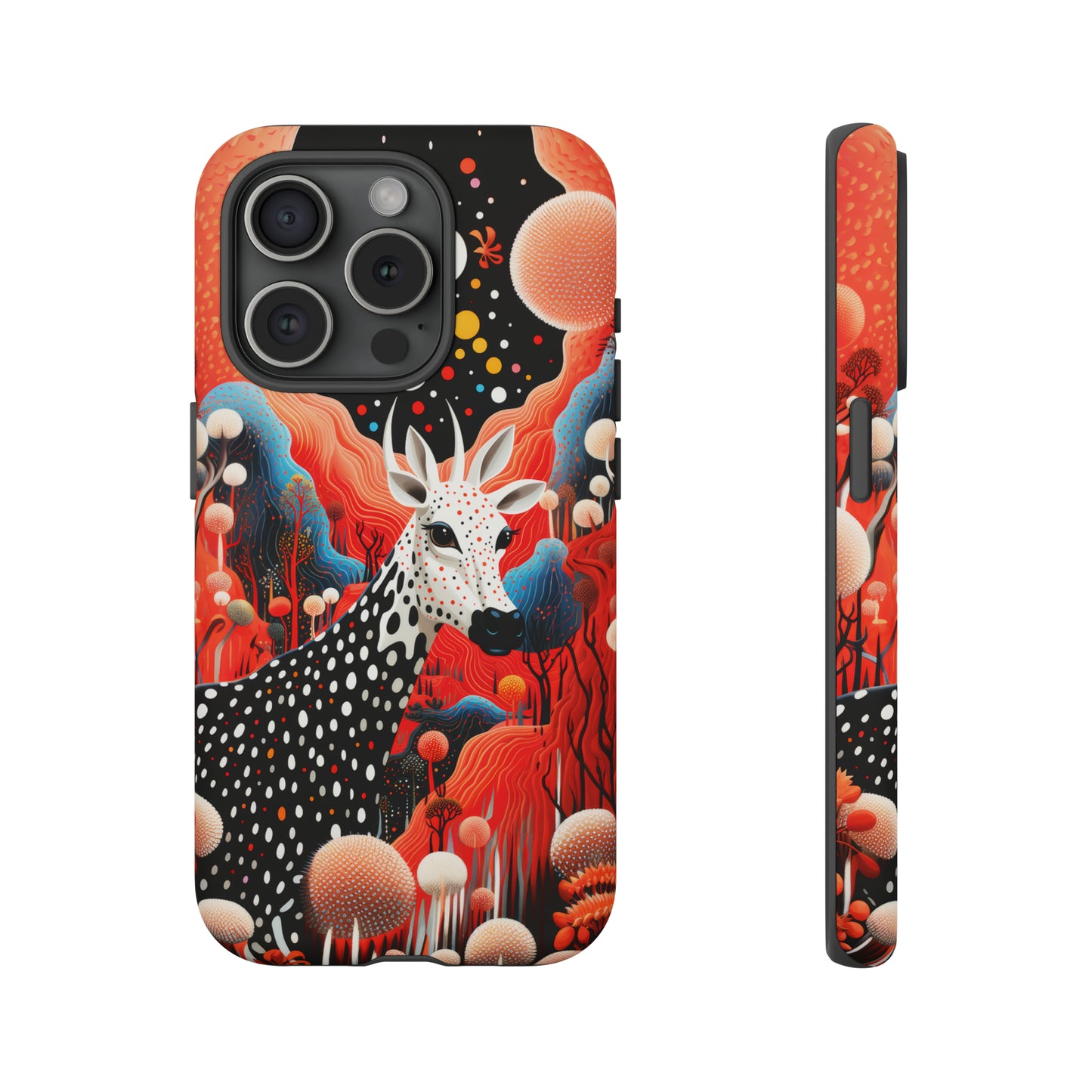Spotted Elk in the rainbow forest Tough Cases