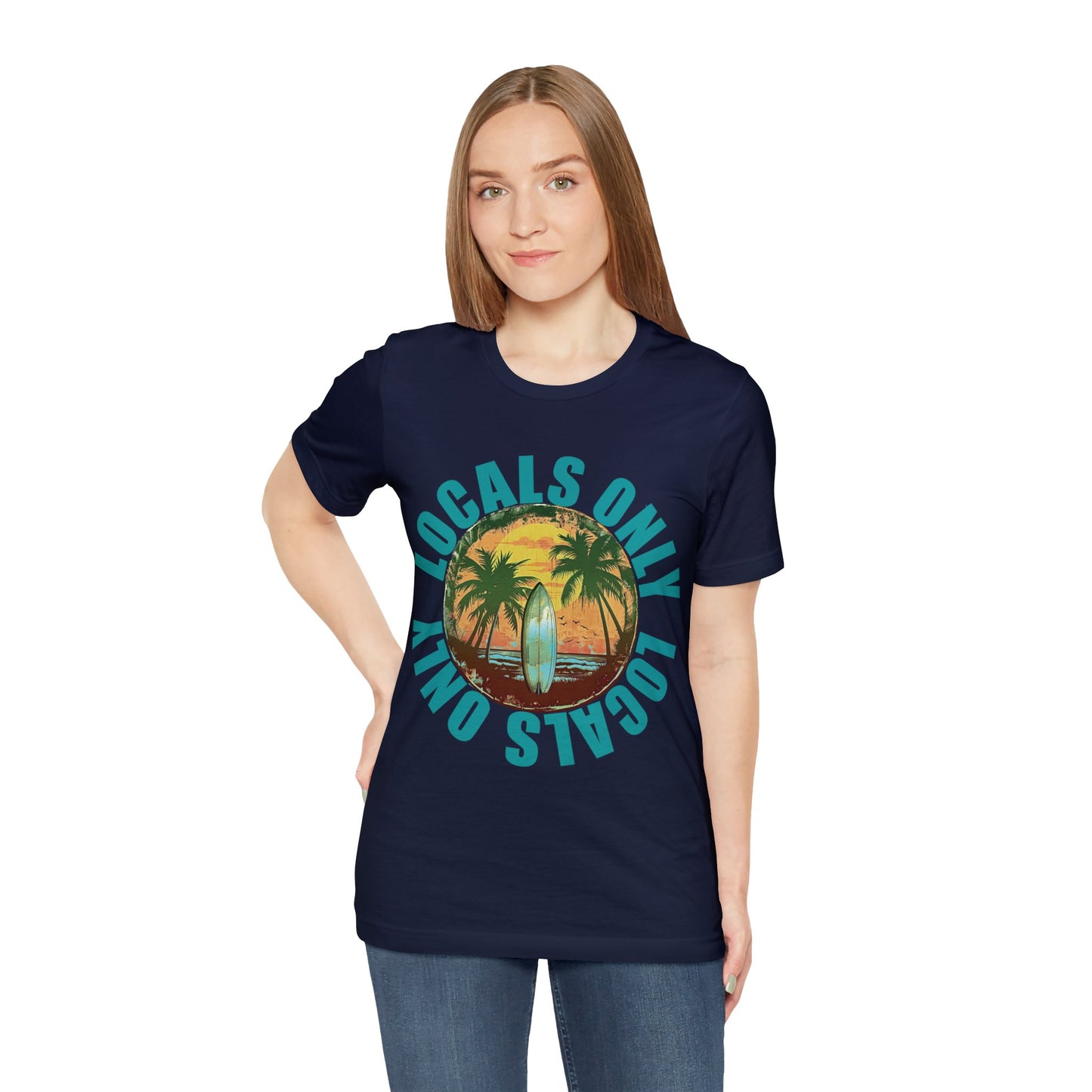 Locals Only stamp Unisex Jersey Short Sleeve Tee