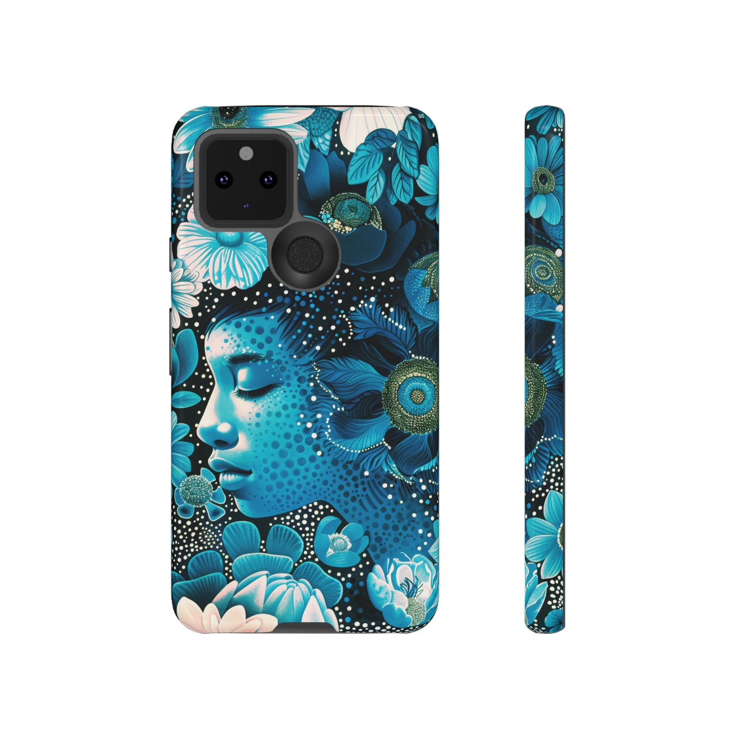 Girl in blue Tough Cases