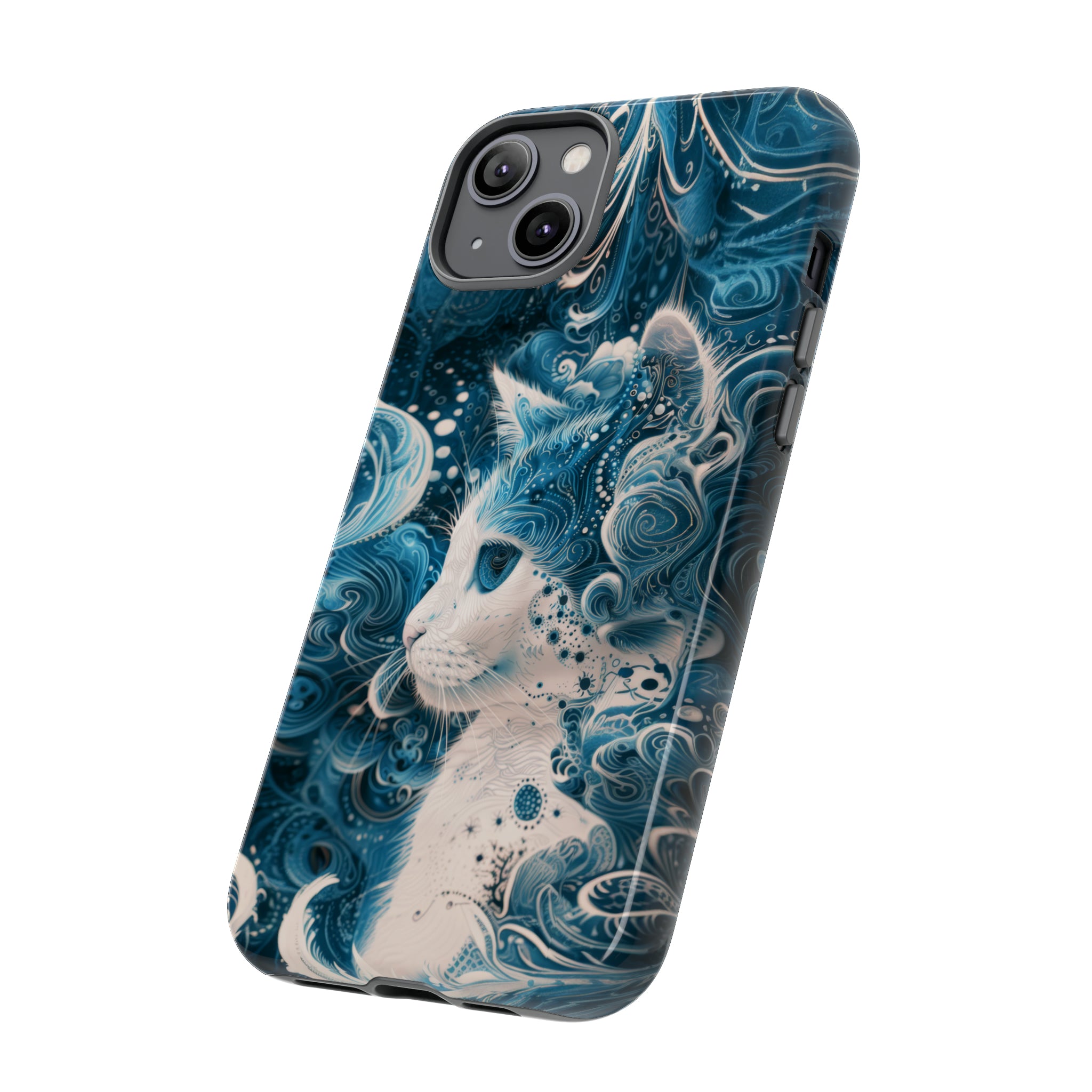 Aqua cat Tough Cases