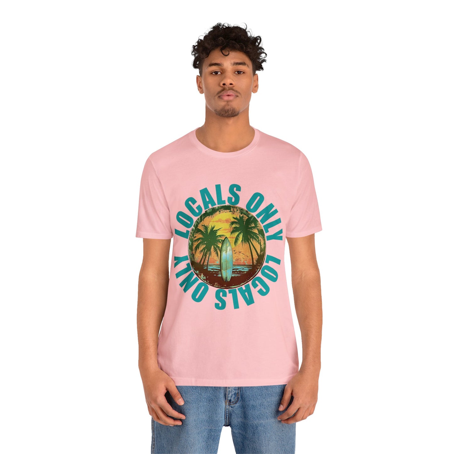 Locals Only stamp Unisex Jersey Short Sleeve Tee