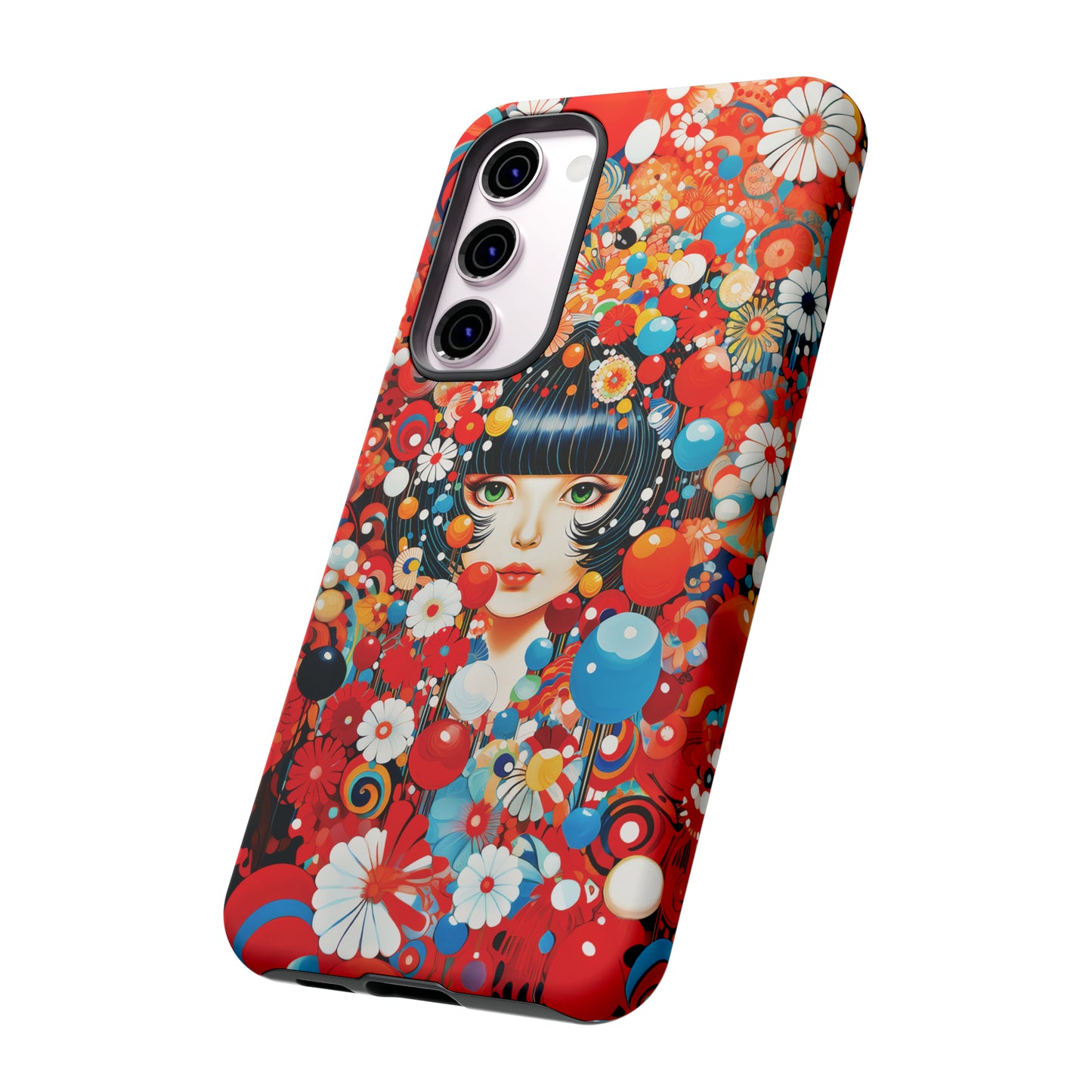 Girl in red blossoms Tough Cases